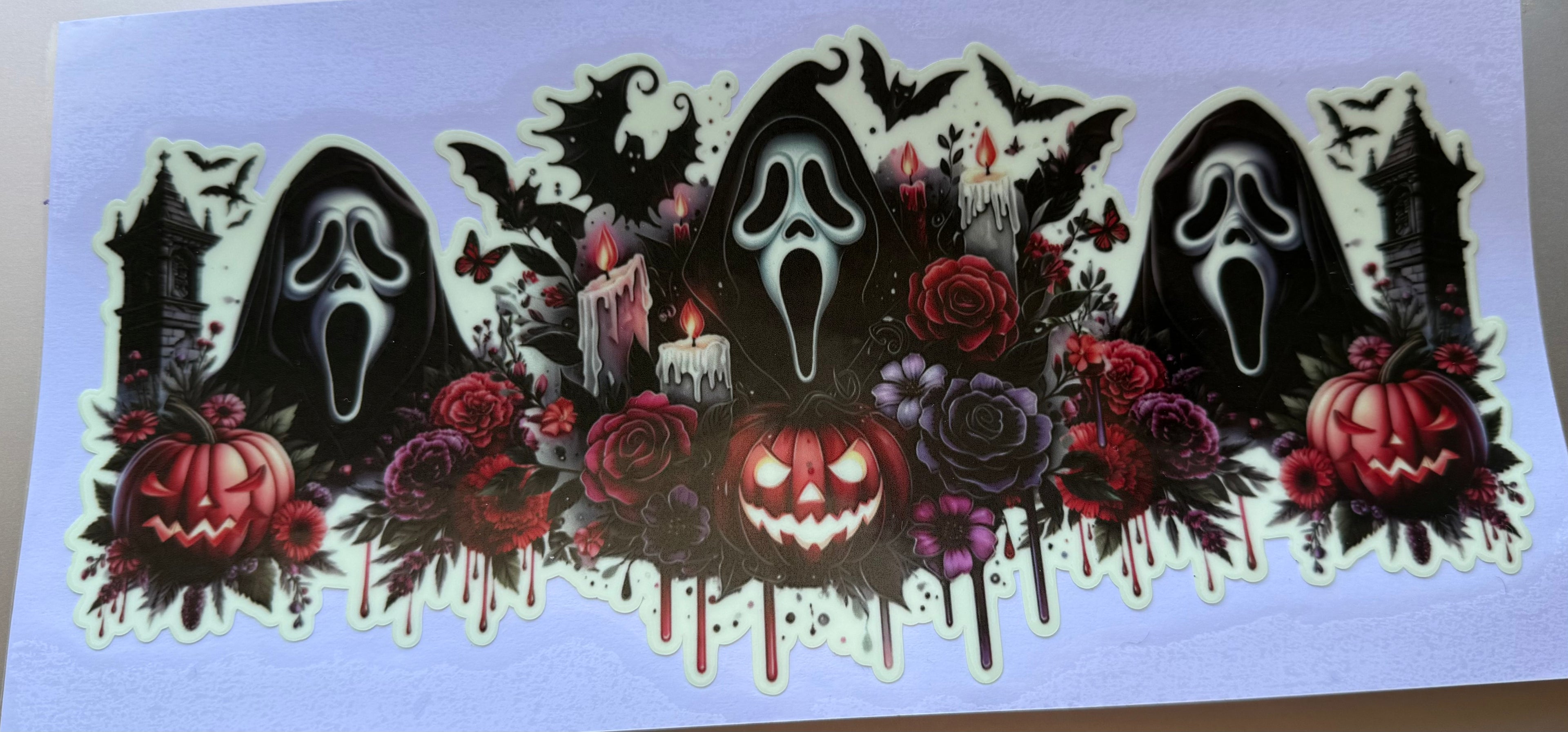 16 Oz Glow In The Dark Ghostface