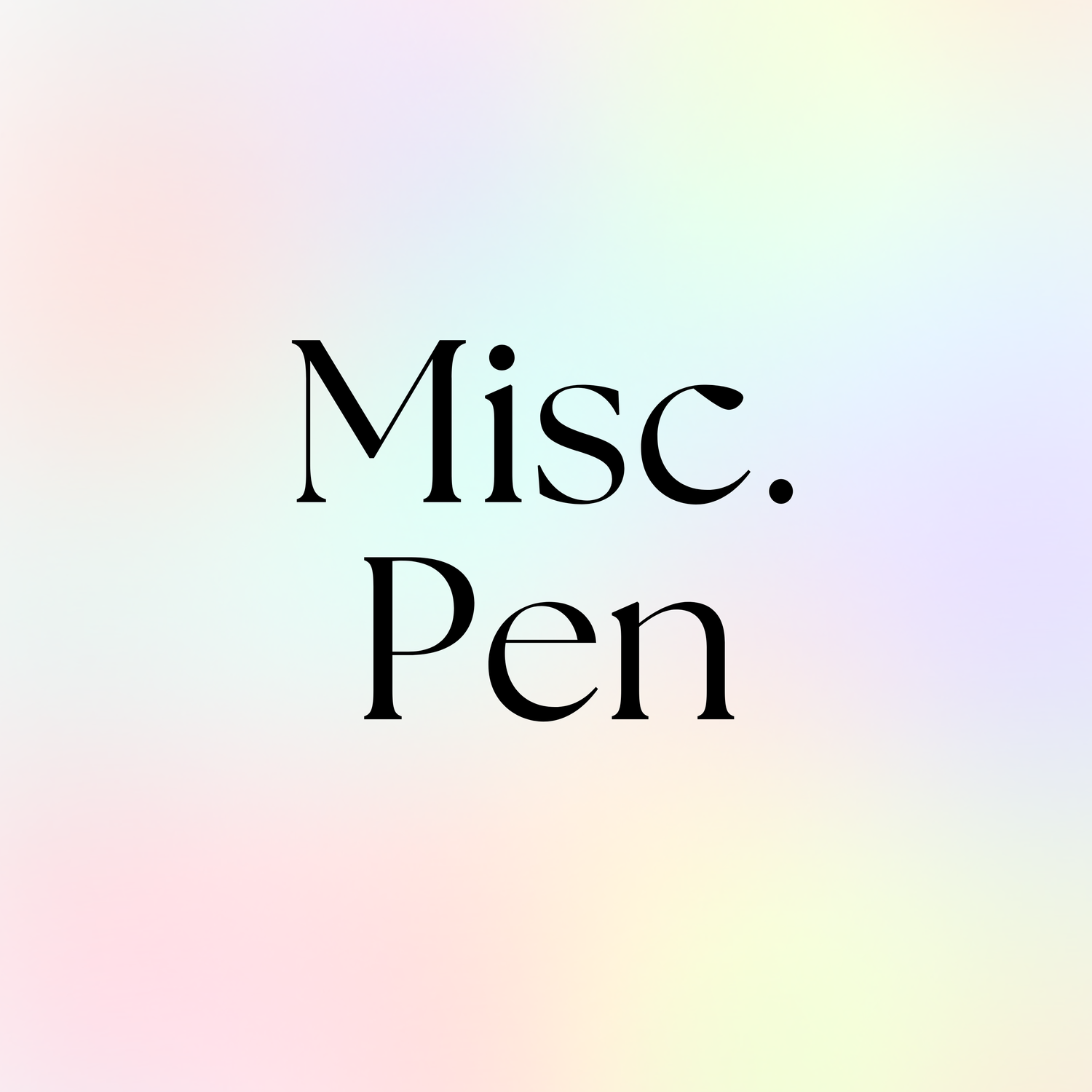 Misc.