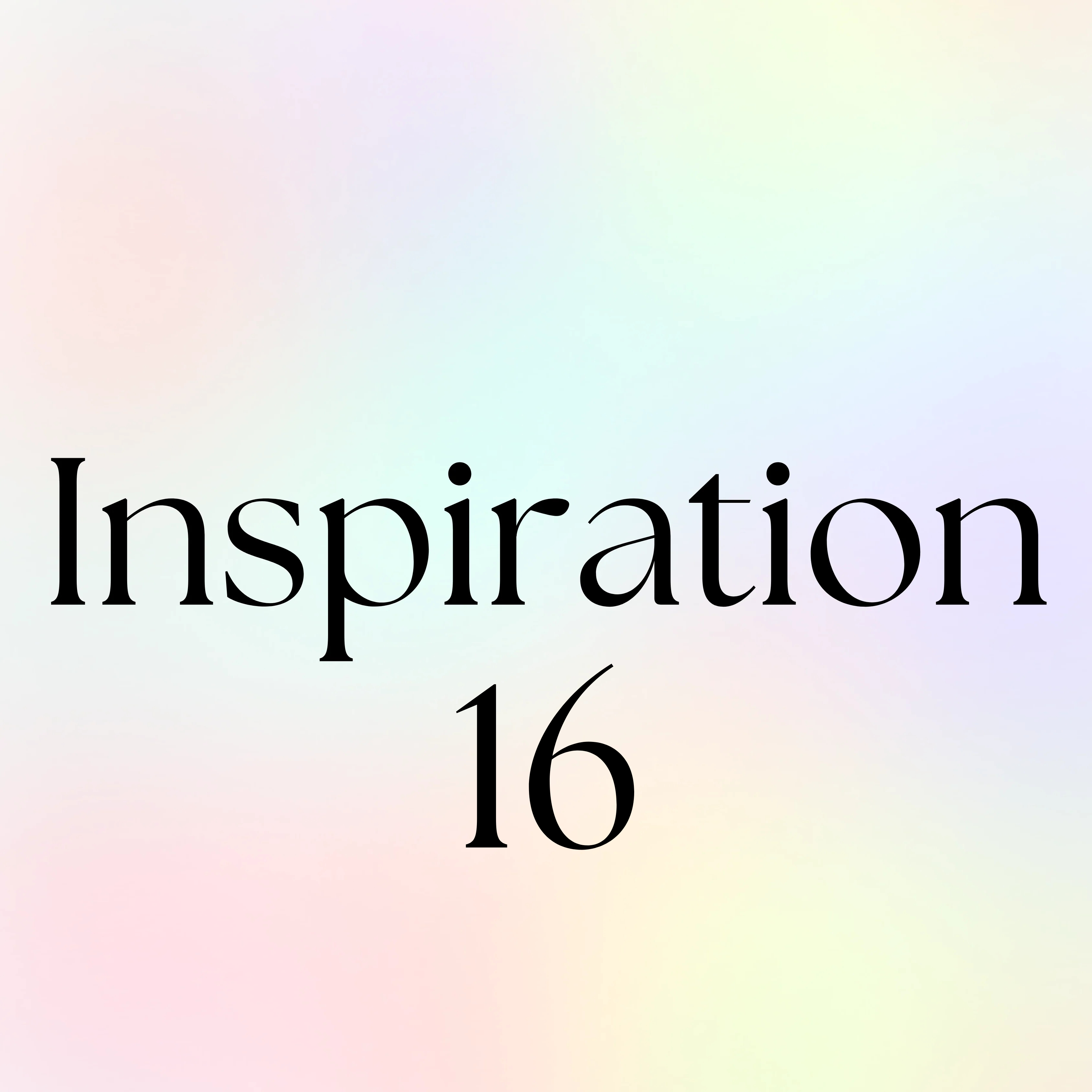 Inspiration/Sayings