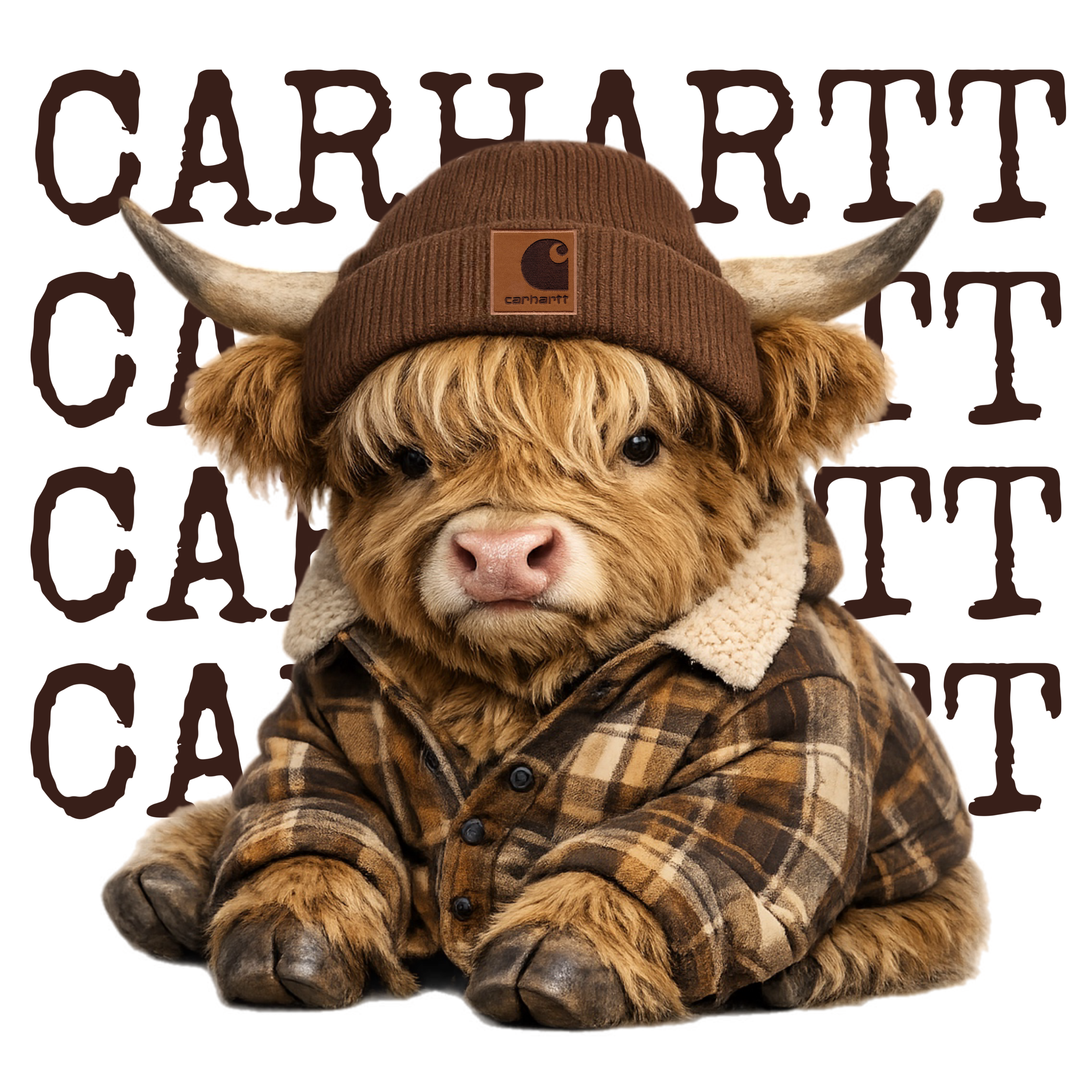 C-Hartt Brown Highland Cow