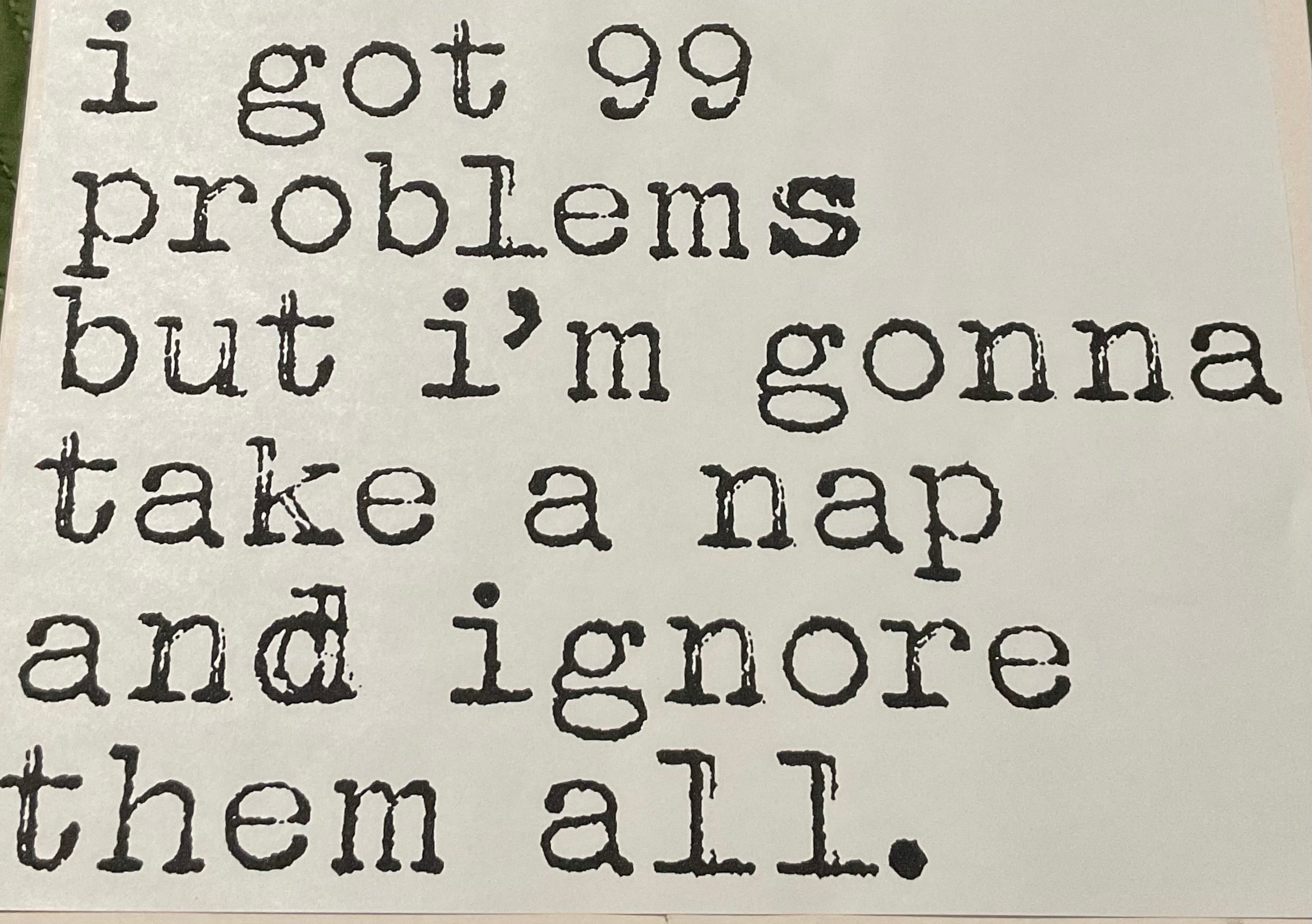 99 Problems