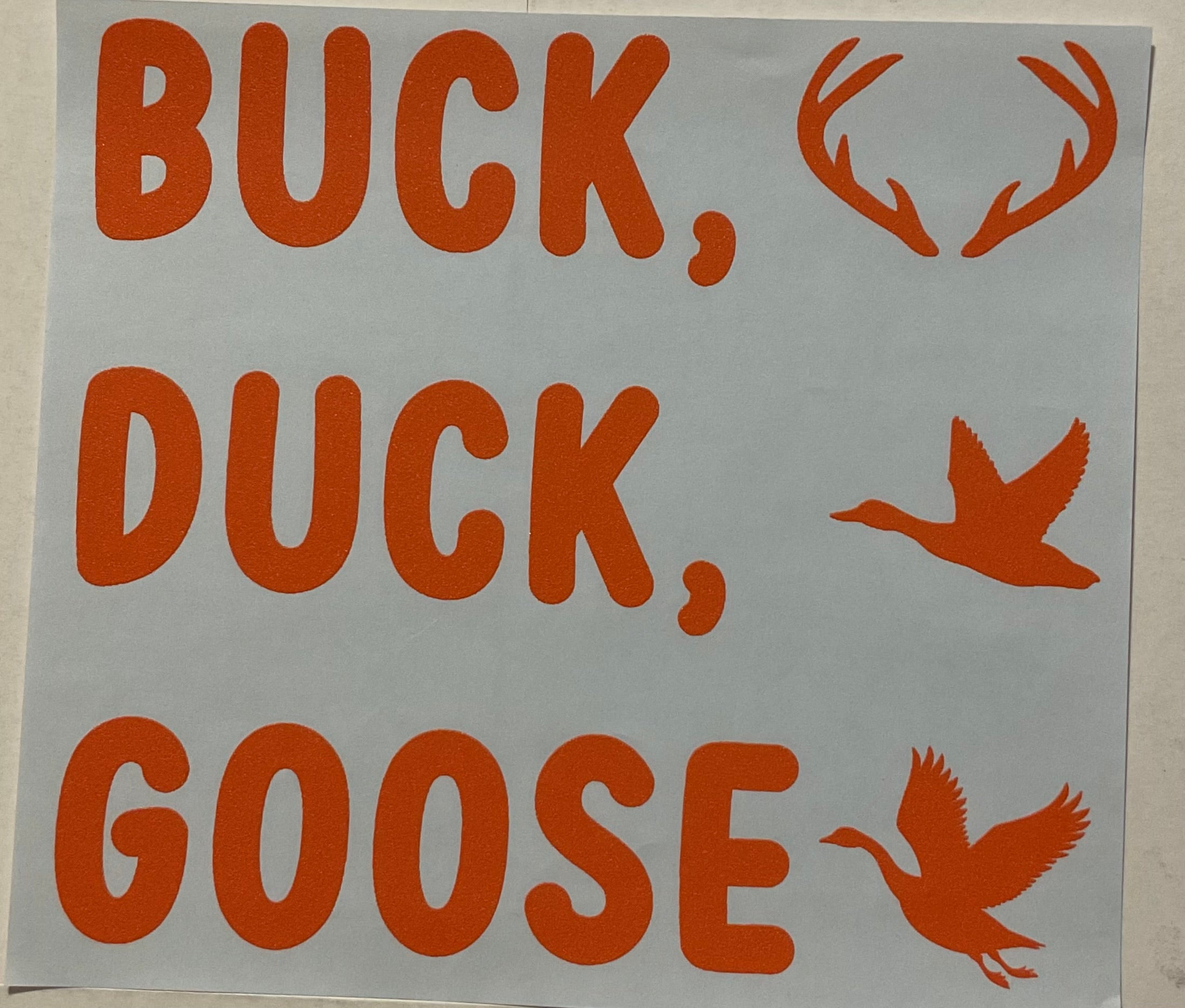Orange Duck Buck