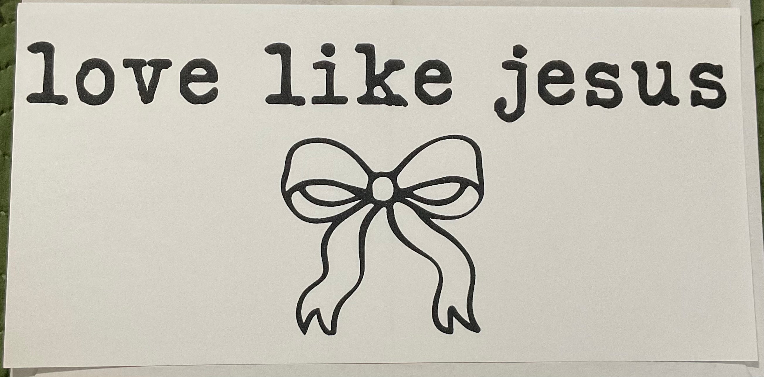 Love Like Jesus
