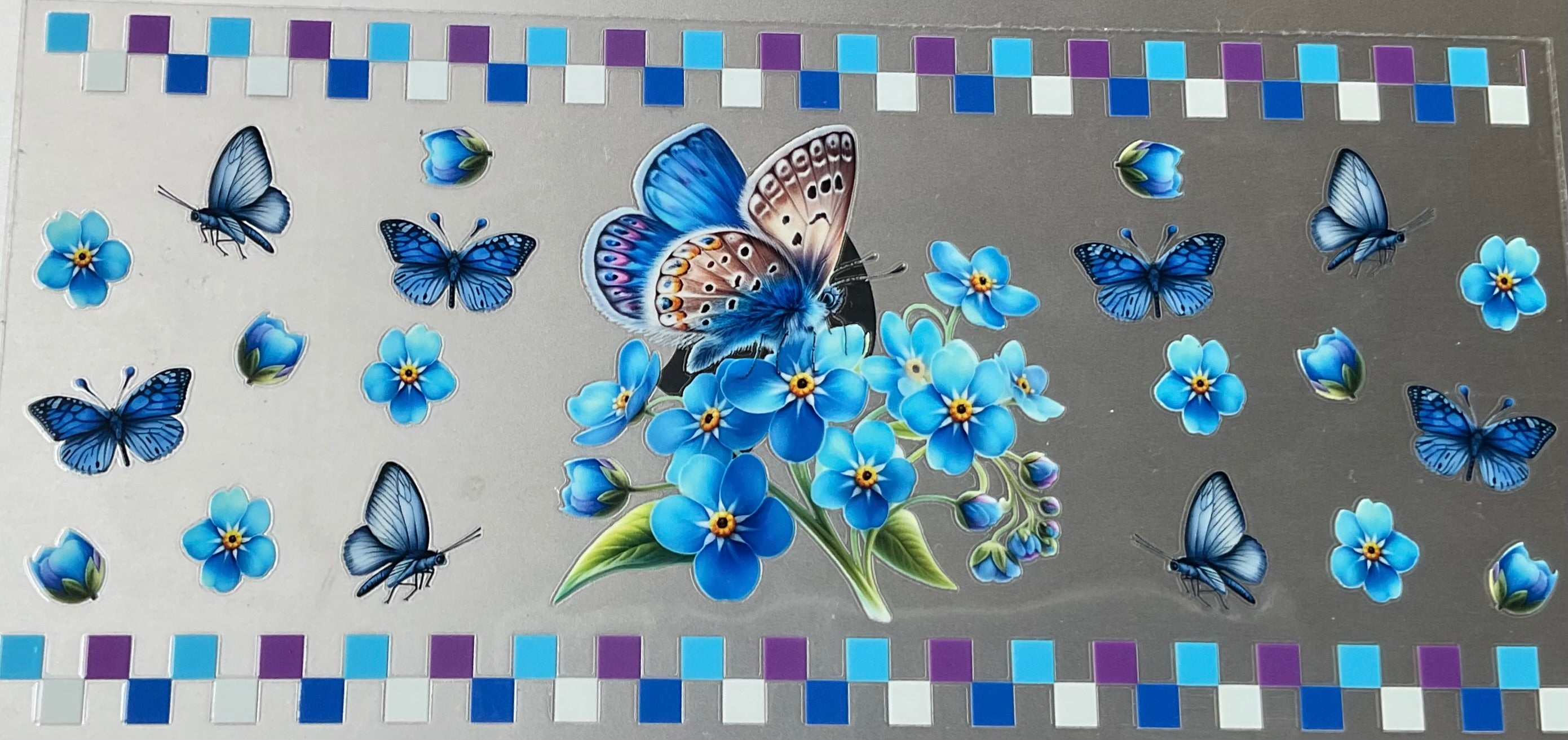 Blue & Purple Butterfly