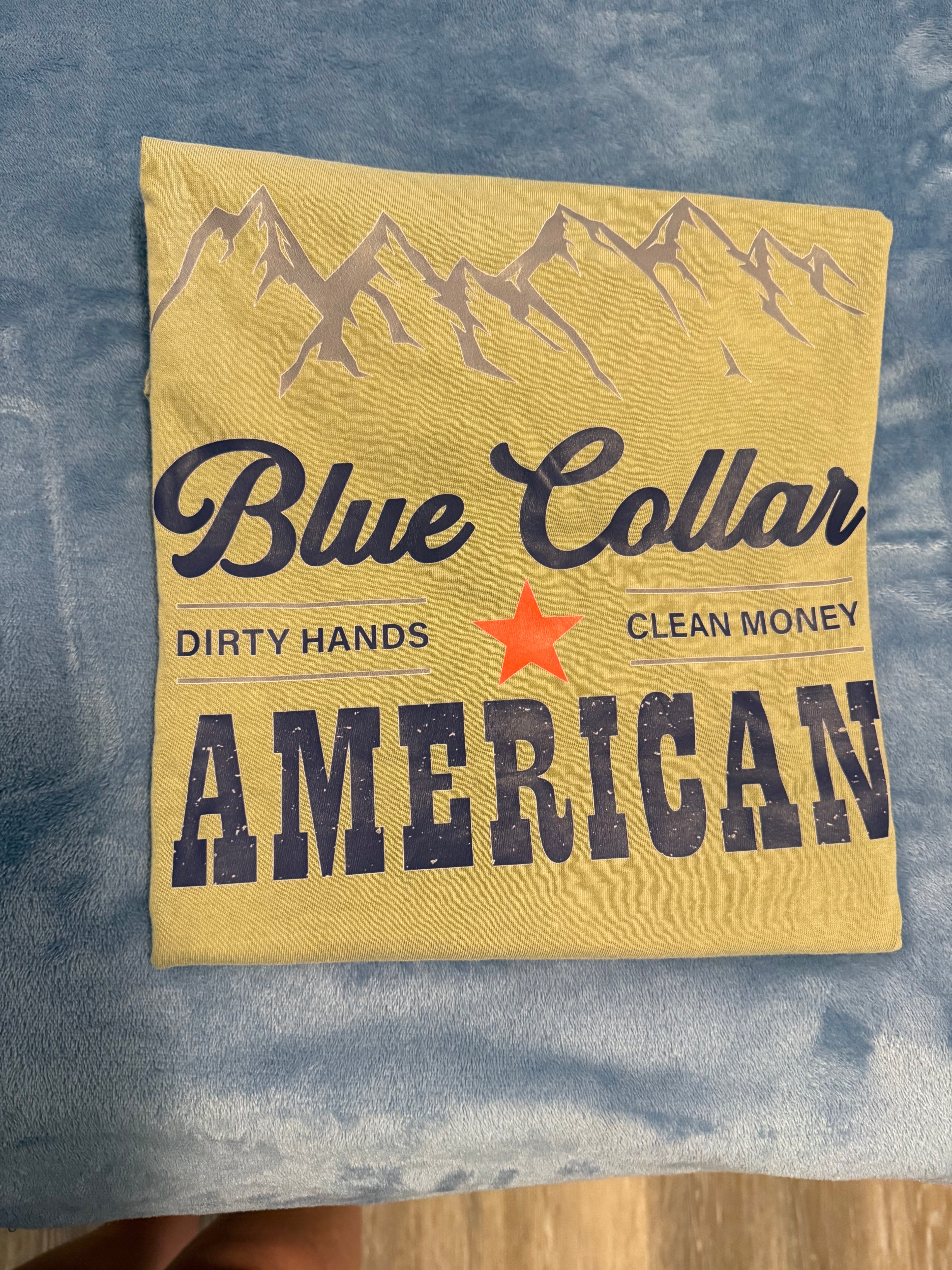 Blue Collar Men T-Shirt