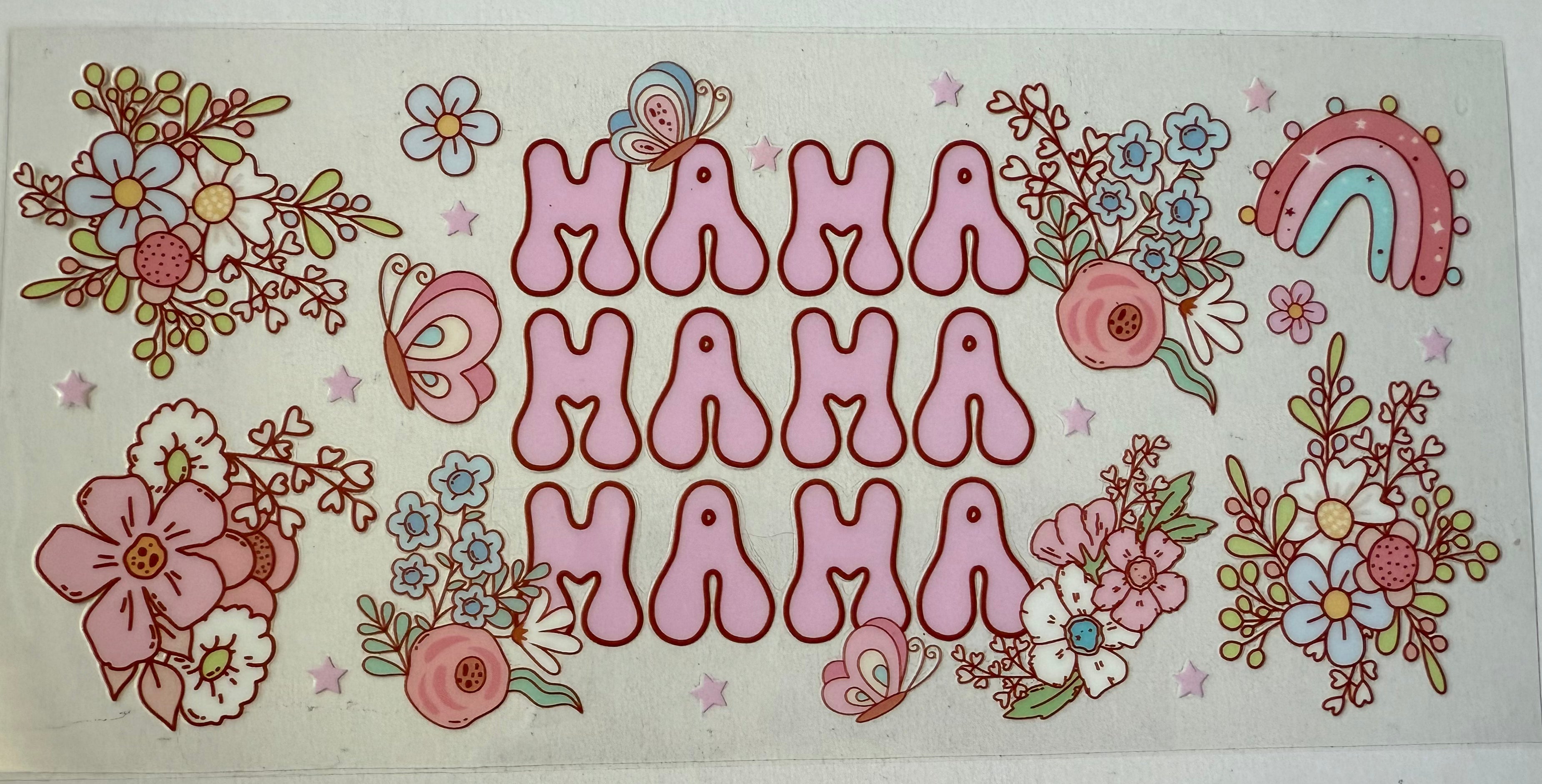16 Oz Butterfly Flower Mama
