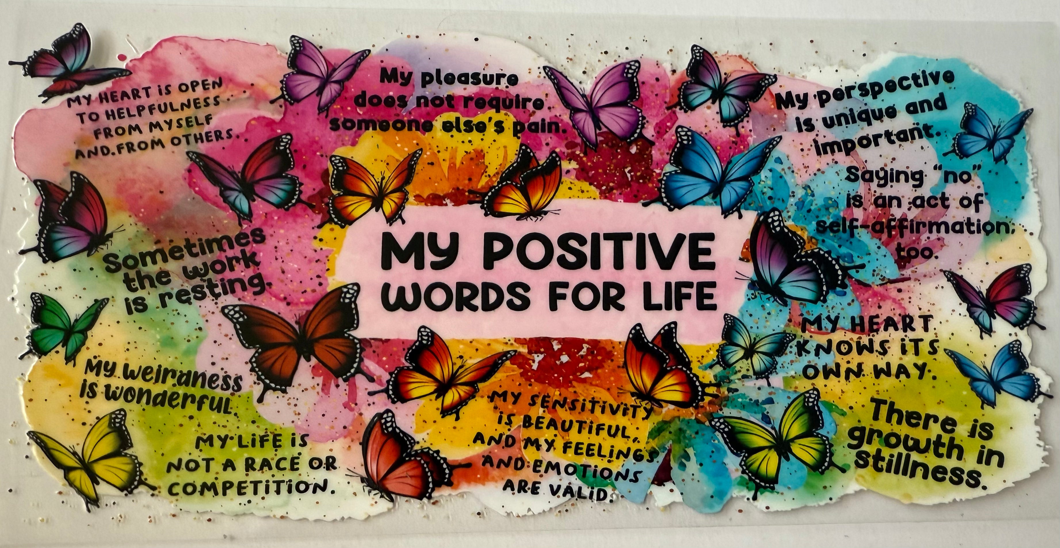 16 Oz Positive Words