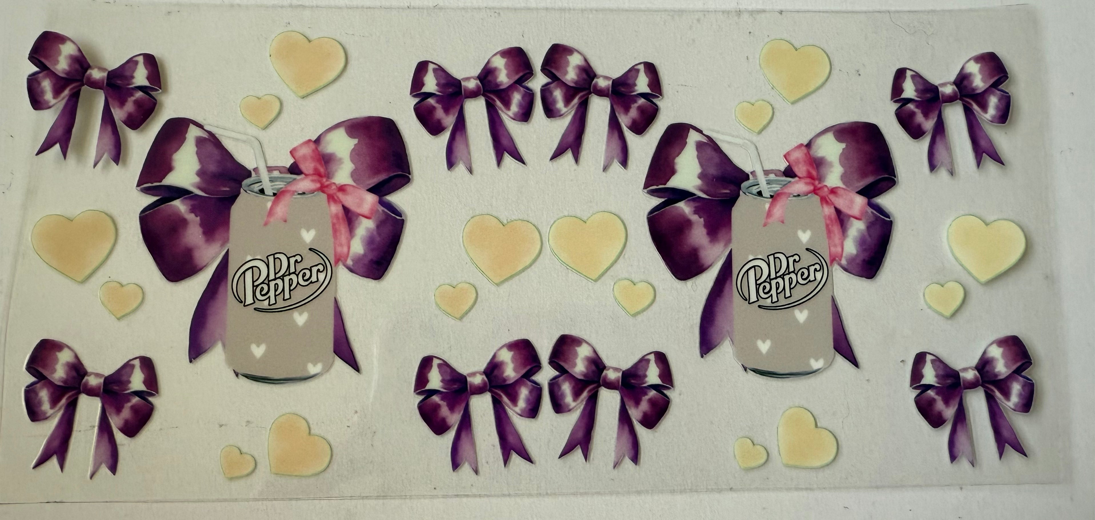 16 Oz Dr. Pepper Bow