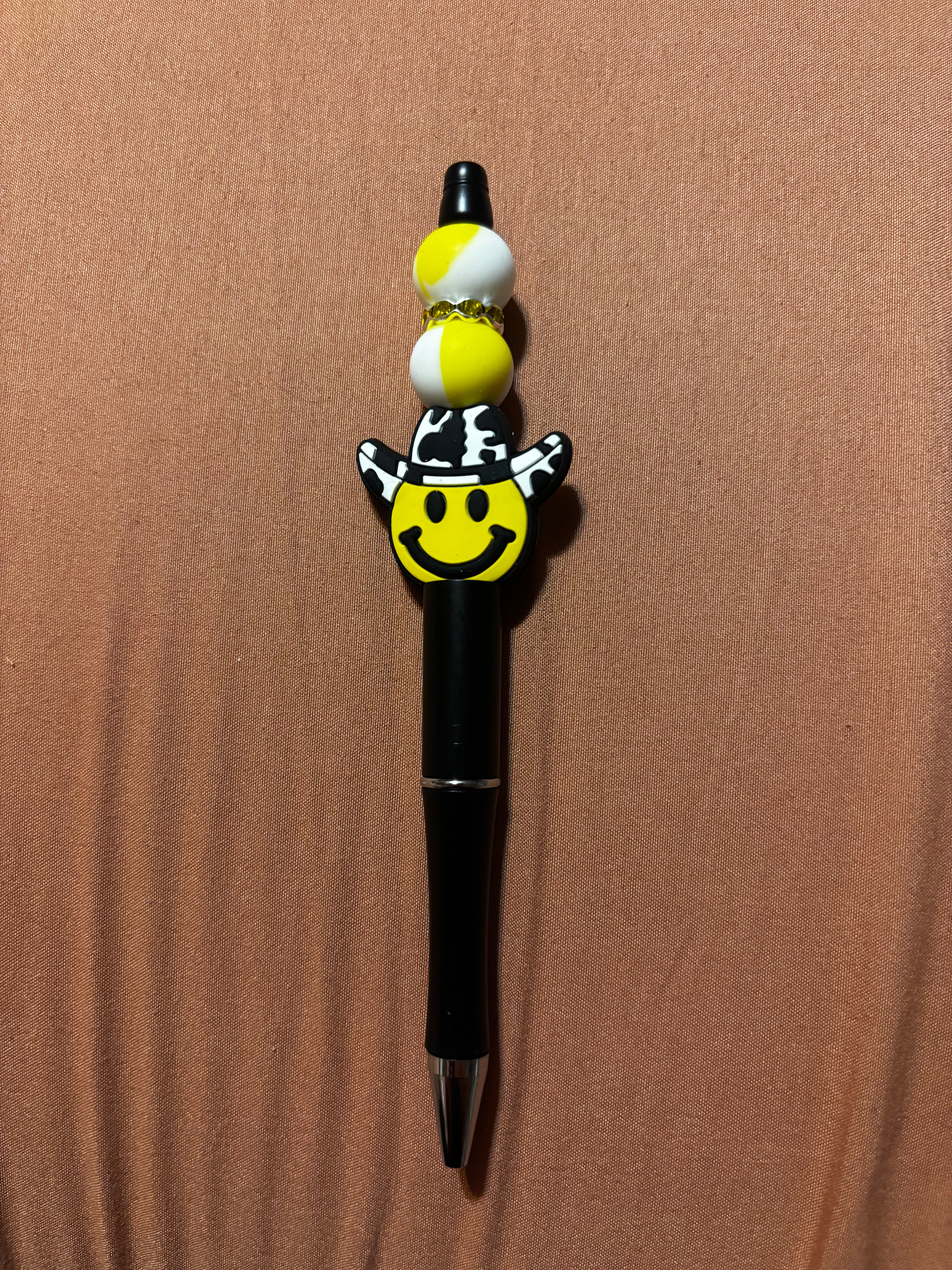 Smiley With A Cowboy Hat/ Black Pen