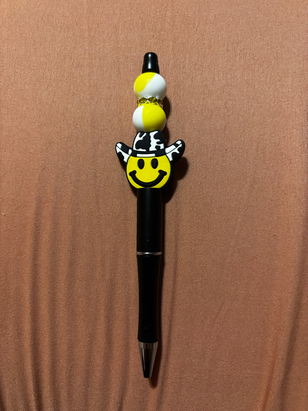 Smiley With A Cowboy Hat/ Black Pen