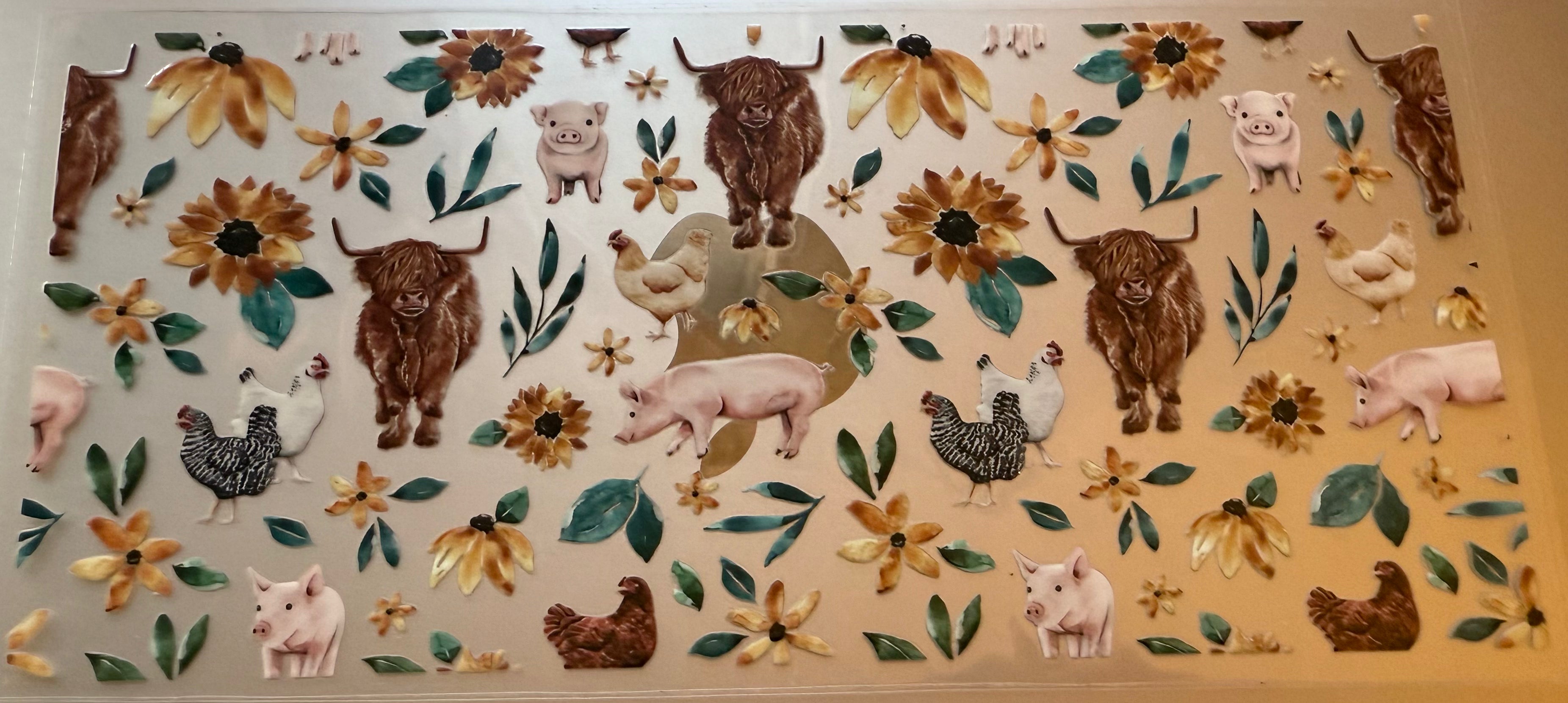 16 Oz Farm Animals