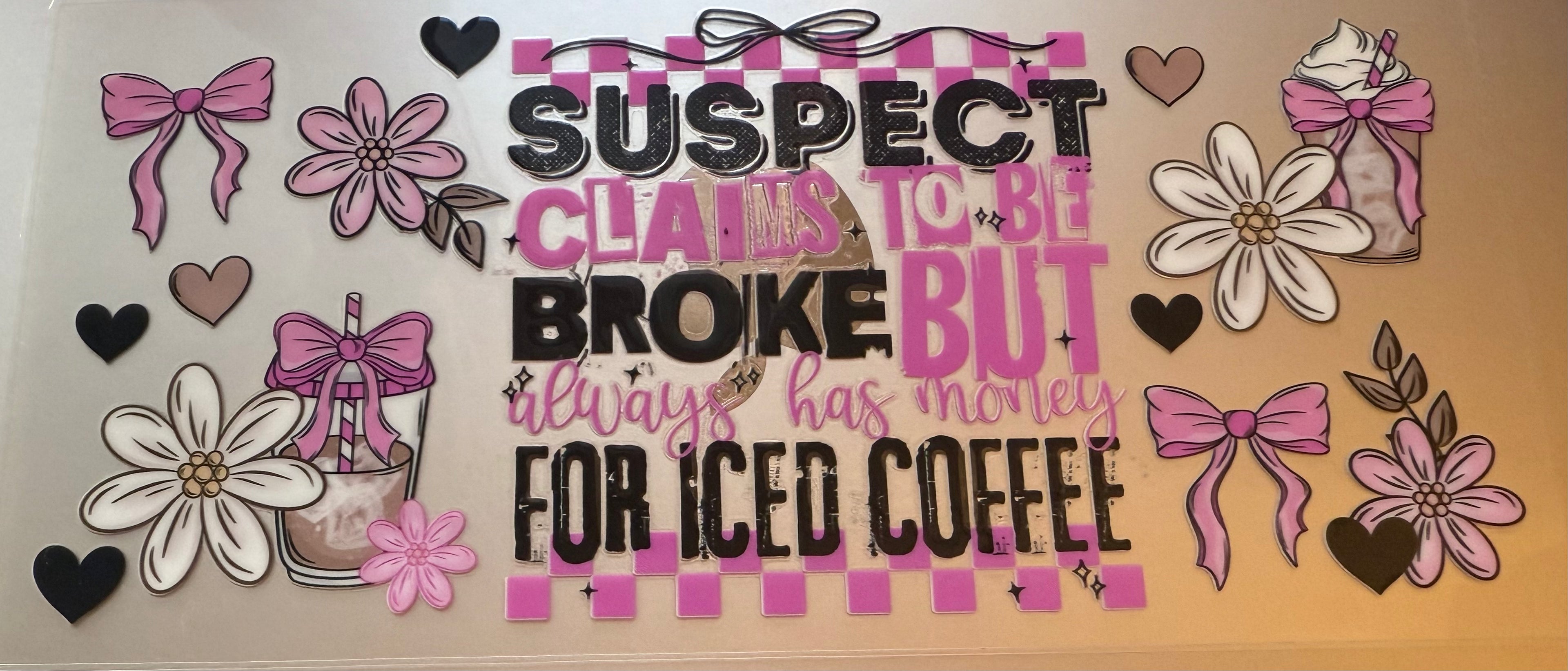 16 Oz Suspect, Iced Coffee