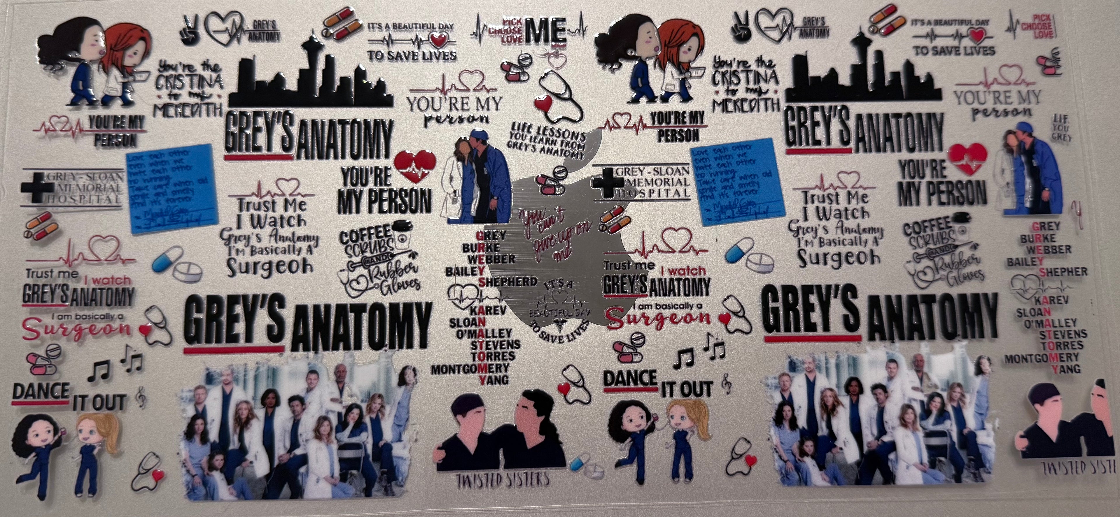 16 Oz Grey's Anatomy