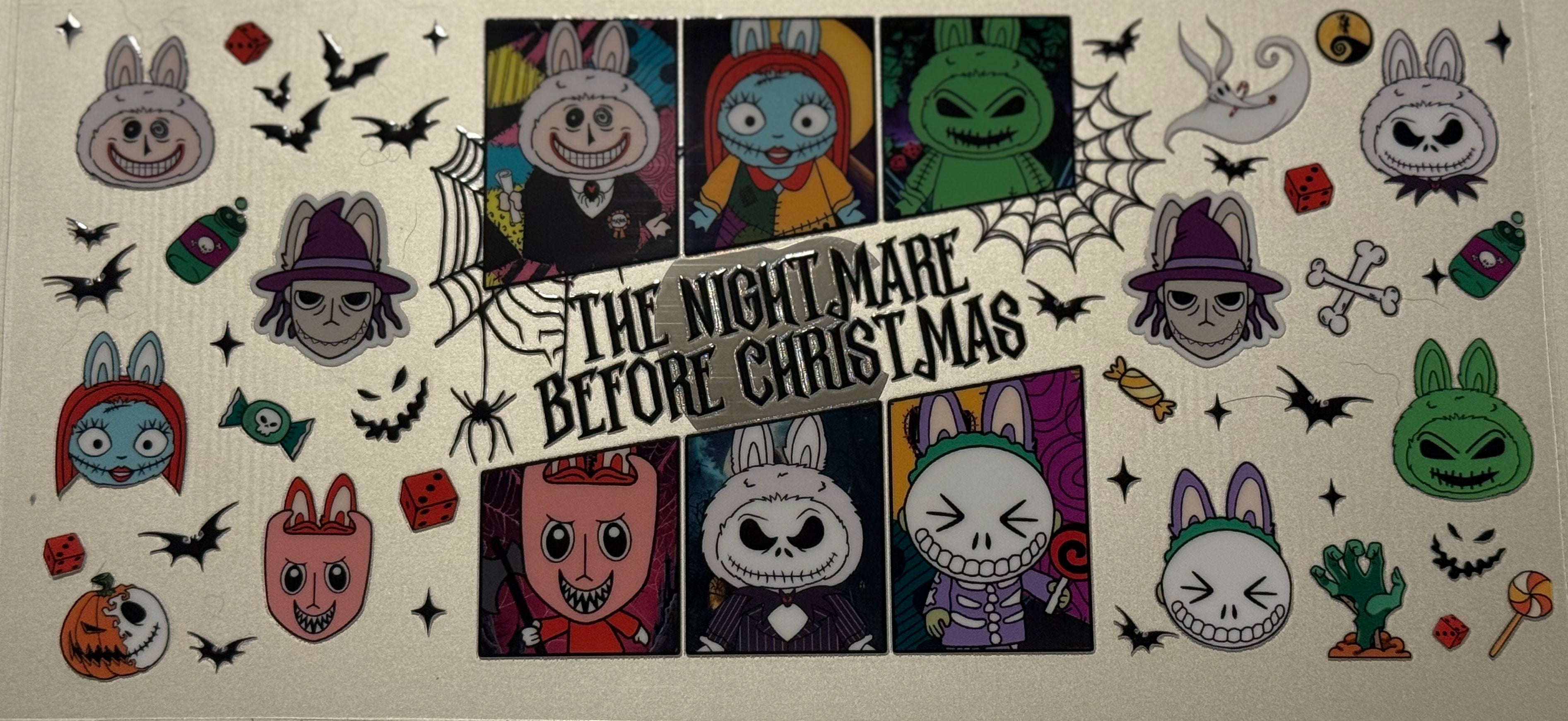 16 Oz Cartoon Nightmare Before Christmas