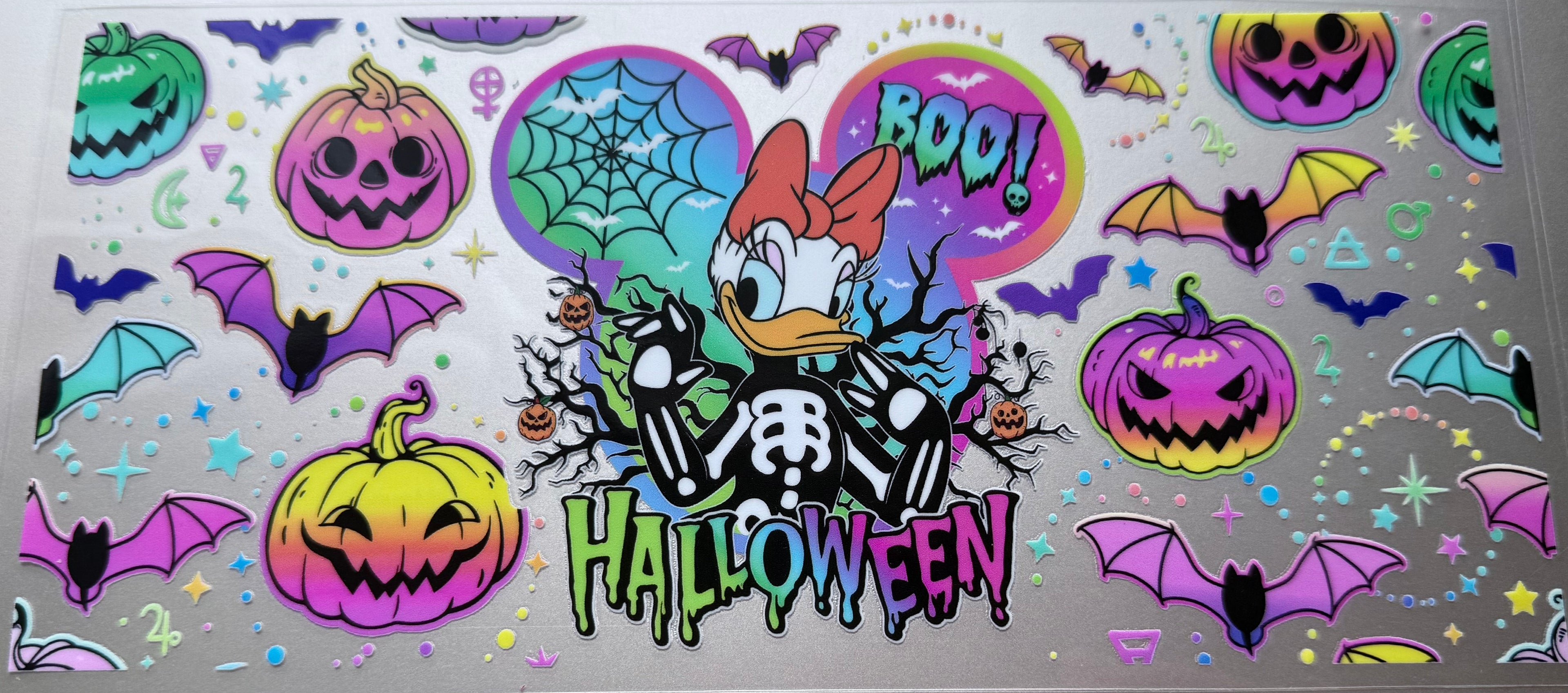 16 Oz Daisy Neon Halloween