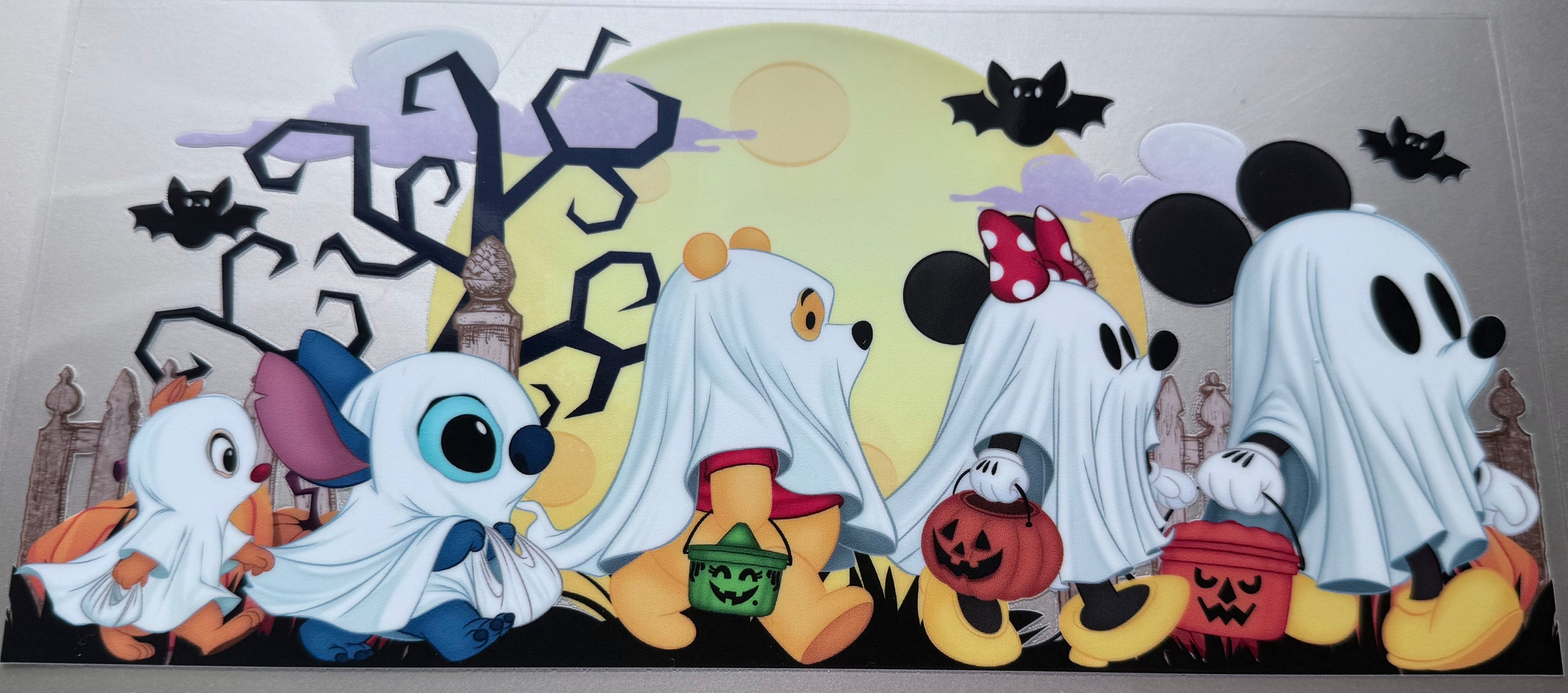 16 Oz Ghost Characters Halloween