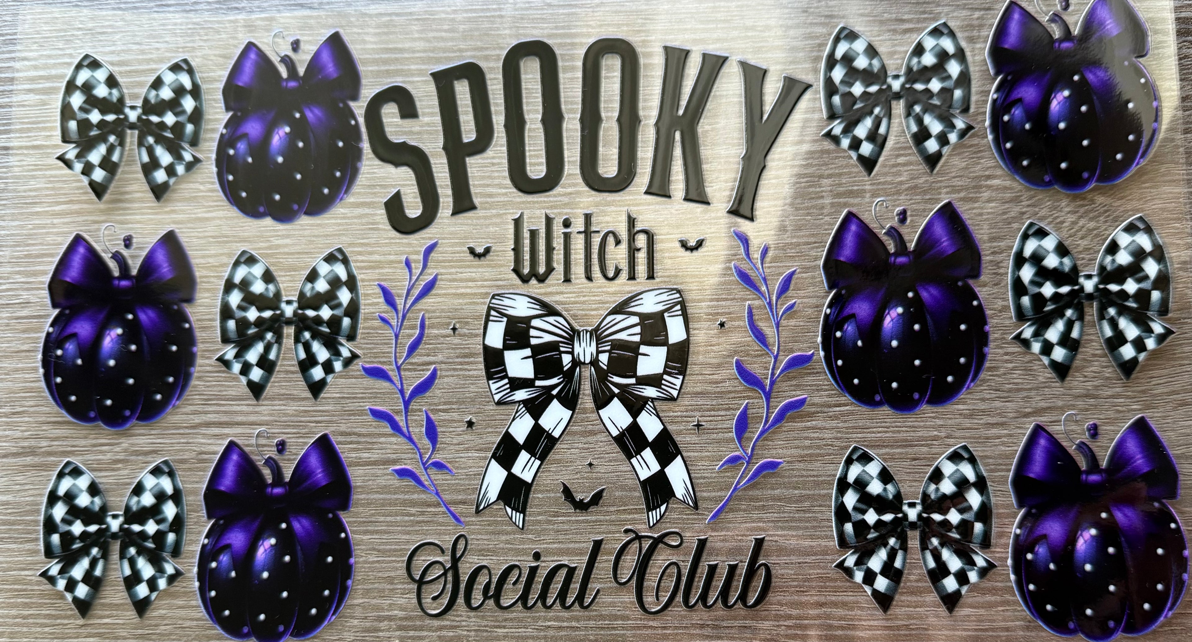 20 Oz Spooky Witch Social Club