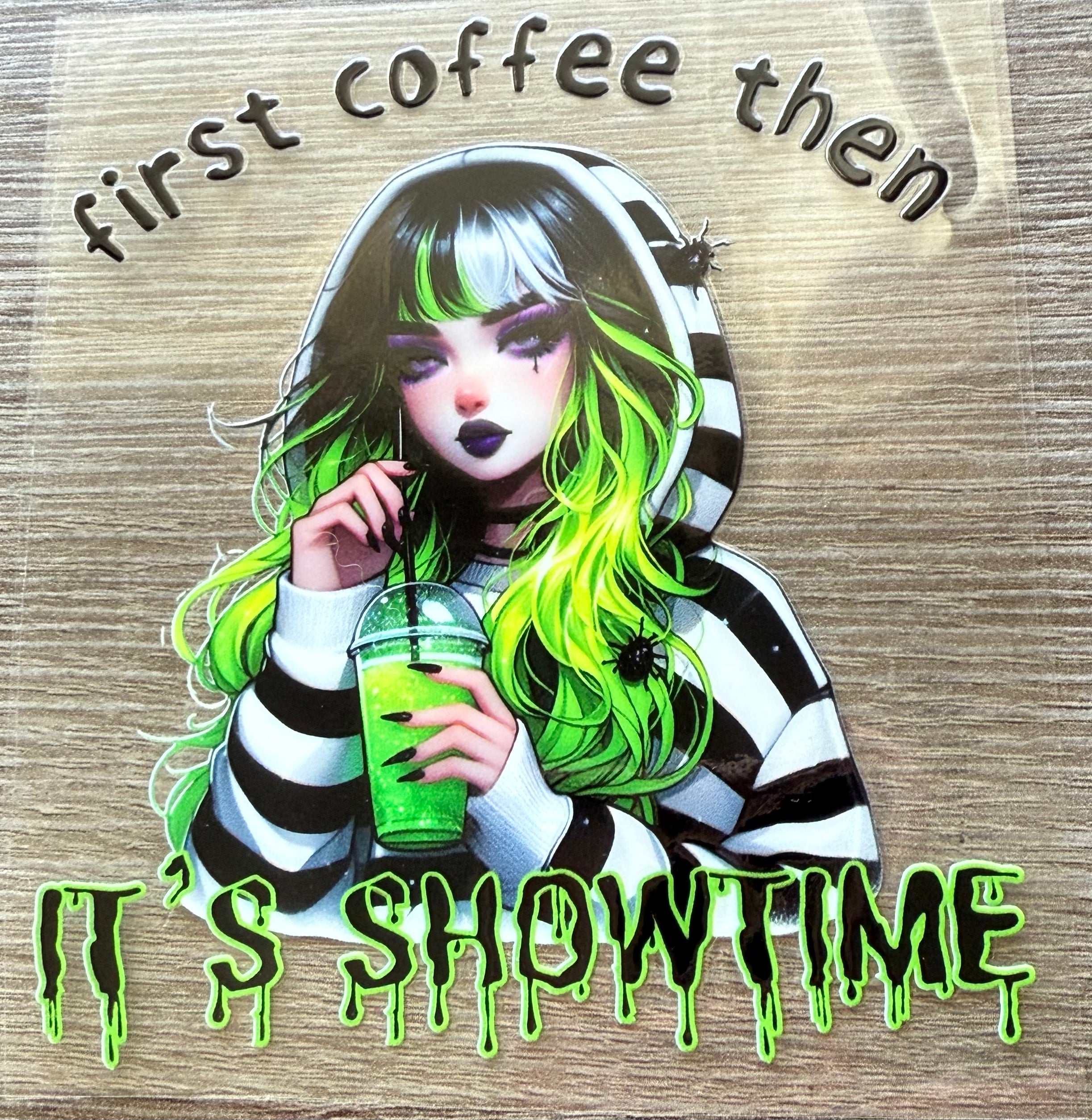 20 Oz First Coffee Then Showtime