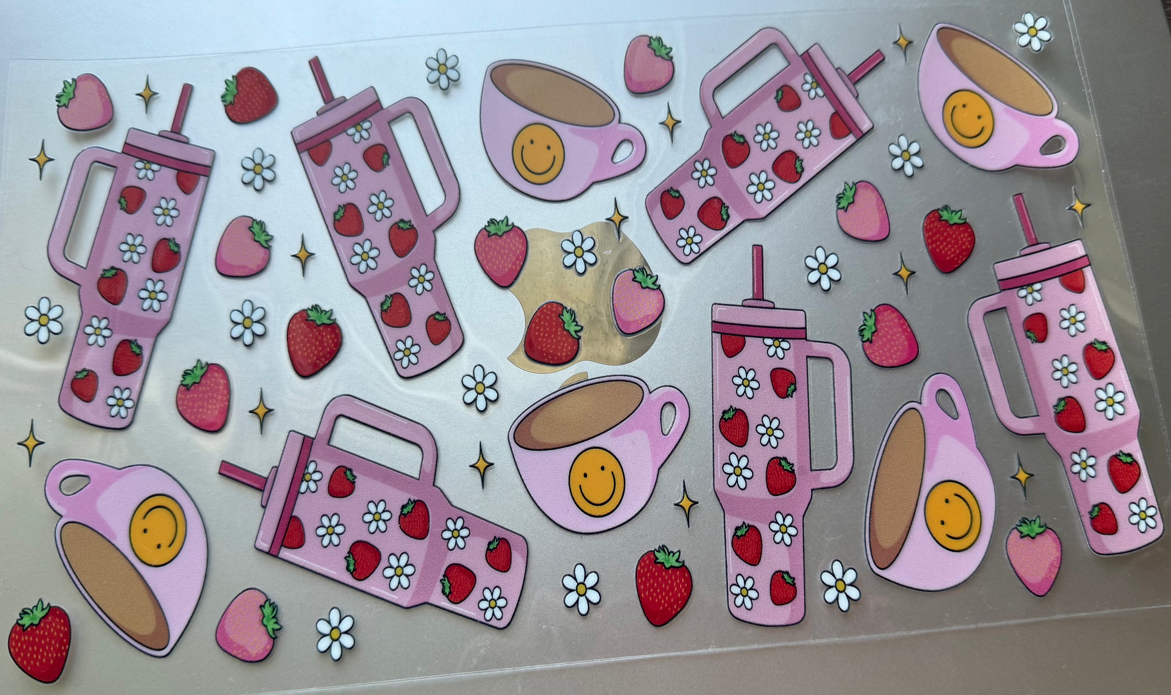 20 Oz Strawberry Tumblers