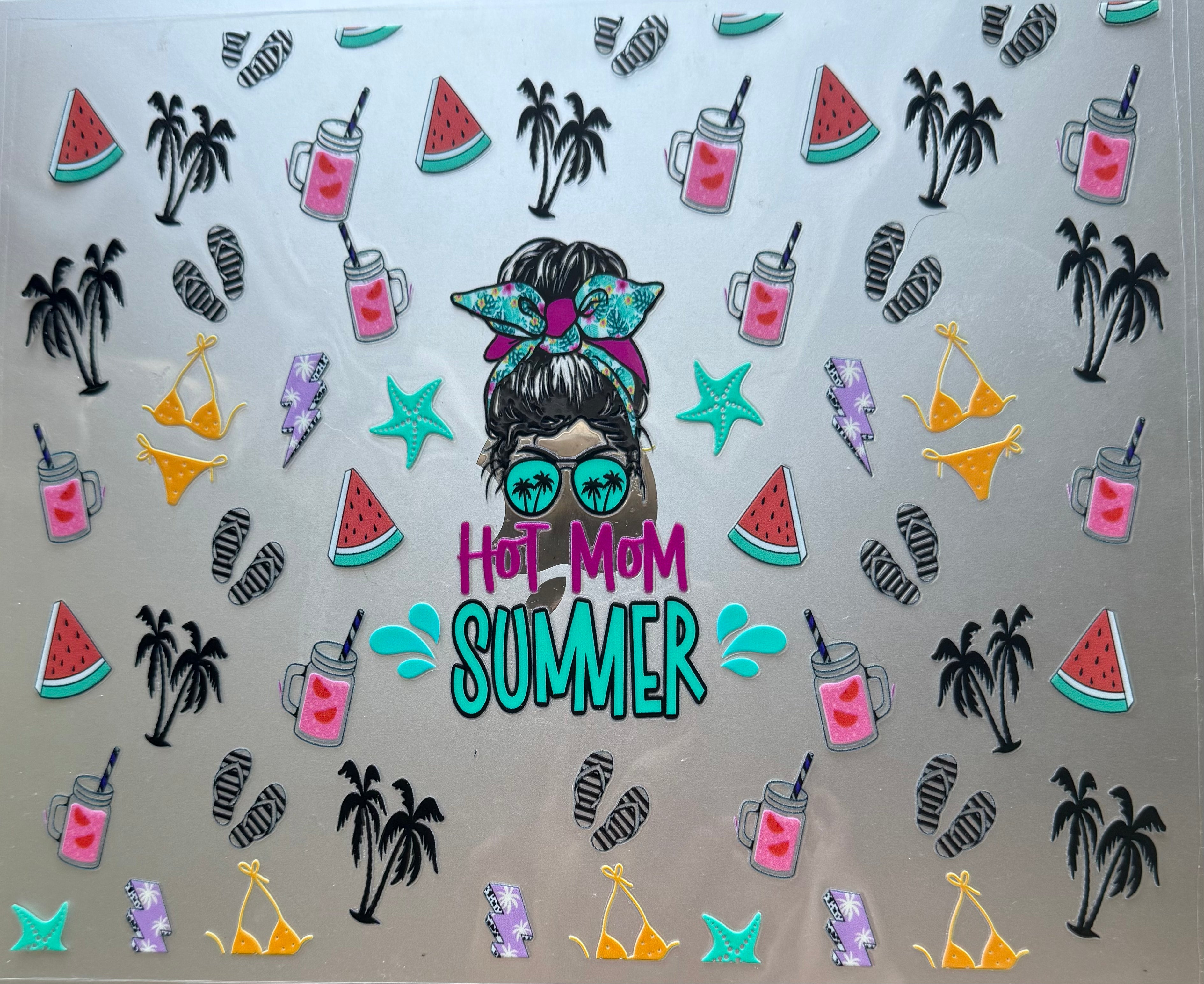 Skinny Tumbler Hot Mom Summer