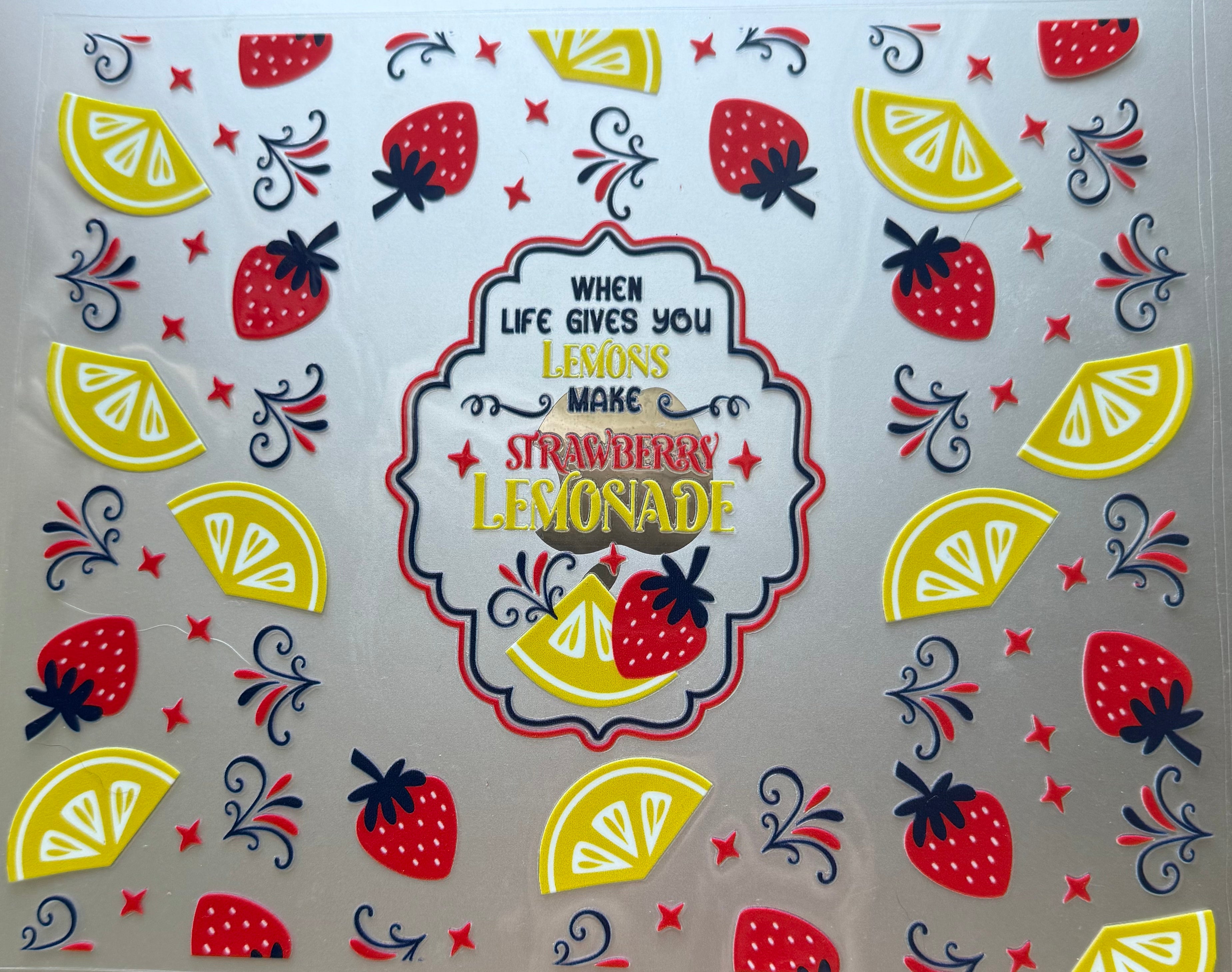 Skinny Tumbler Strawberry Lemonade
