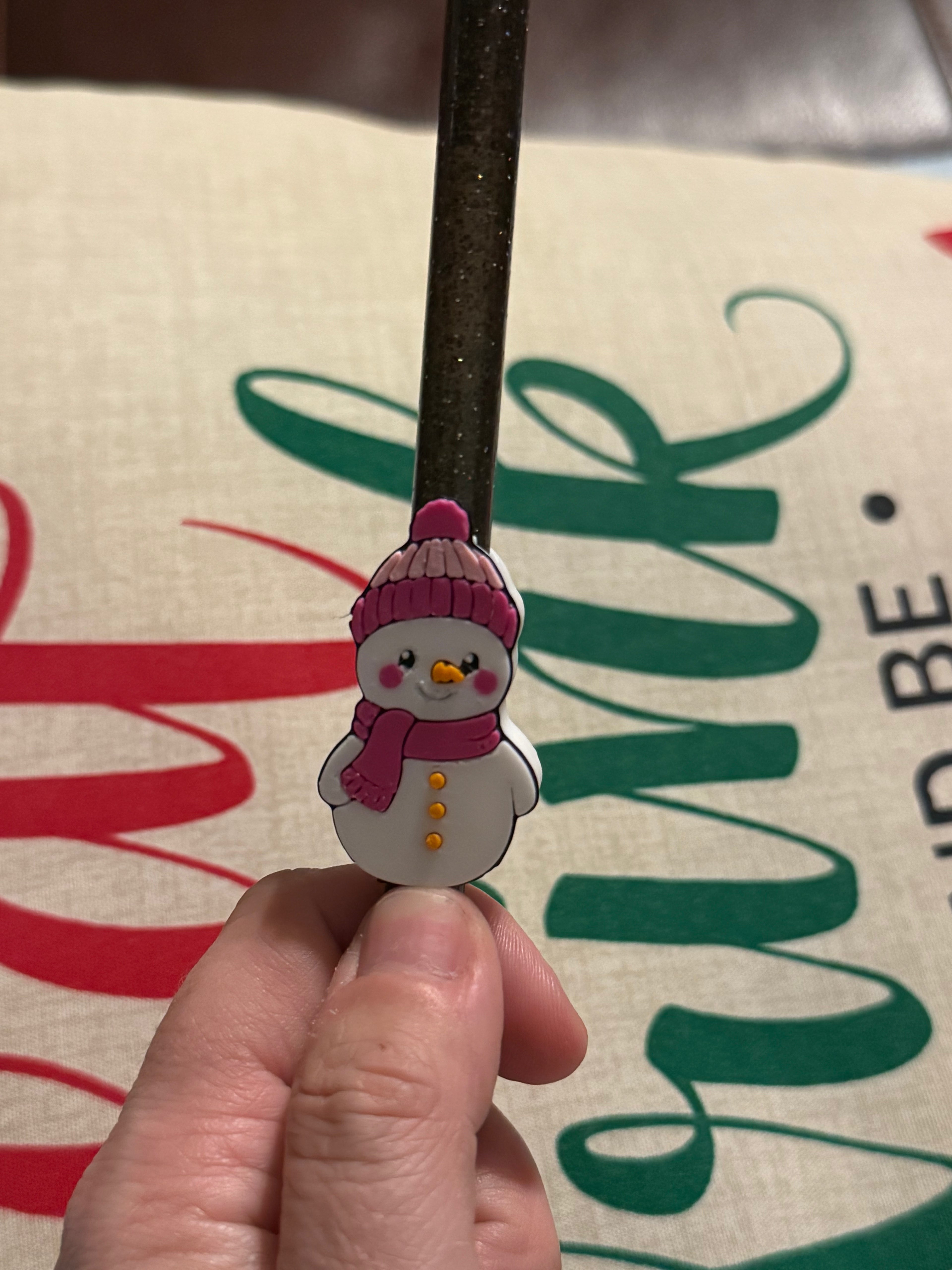 Pink Snowman