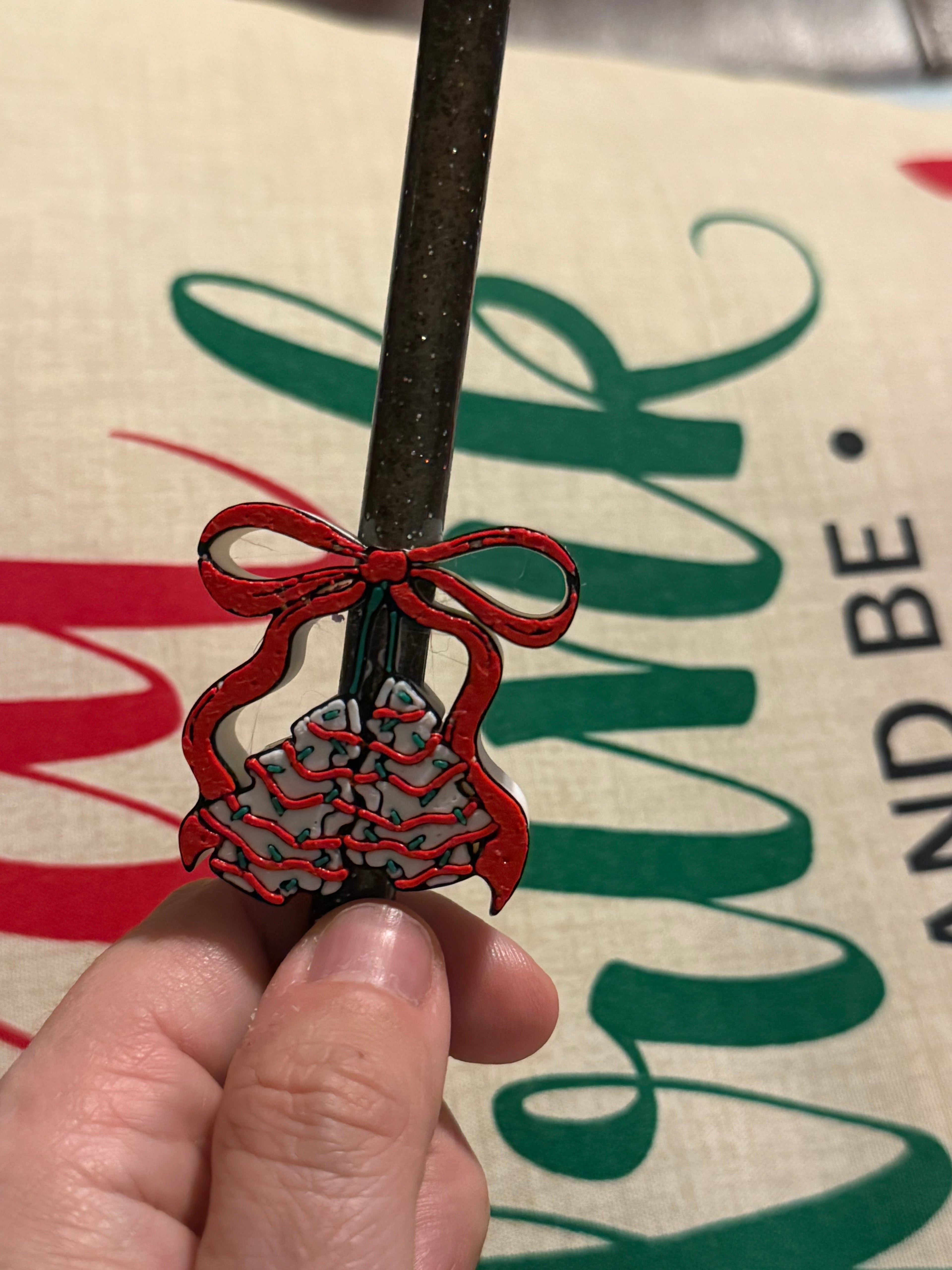 Christmas Tree Cake Cherries