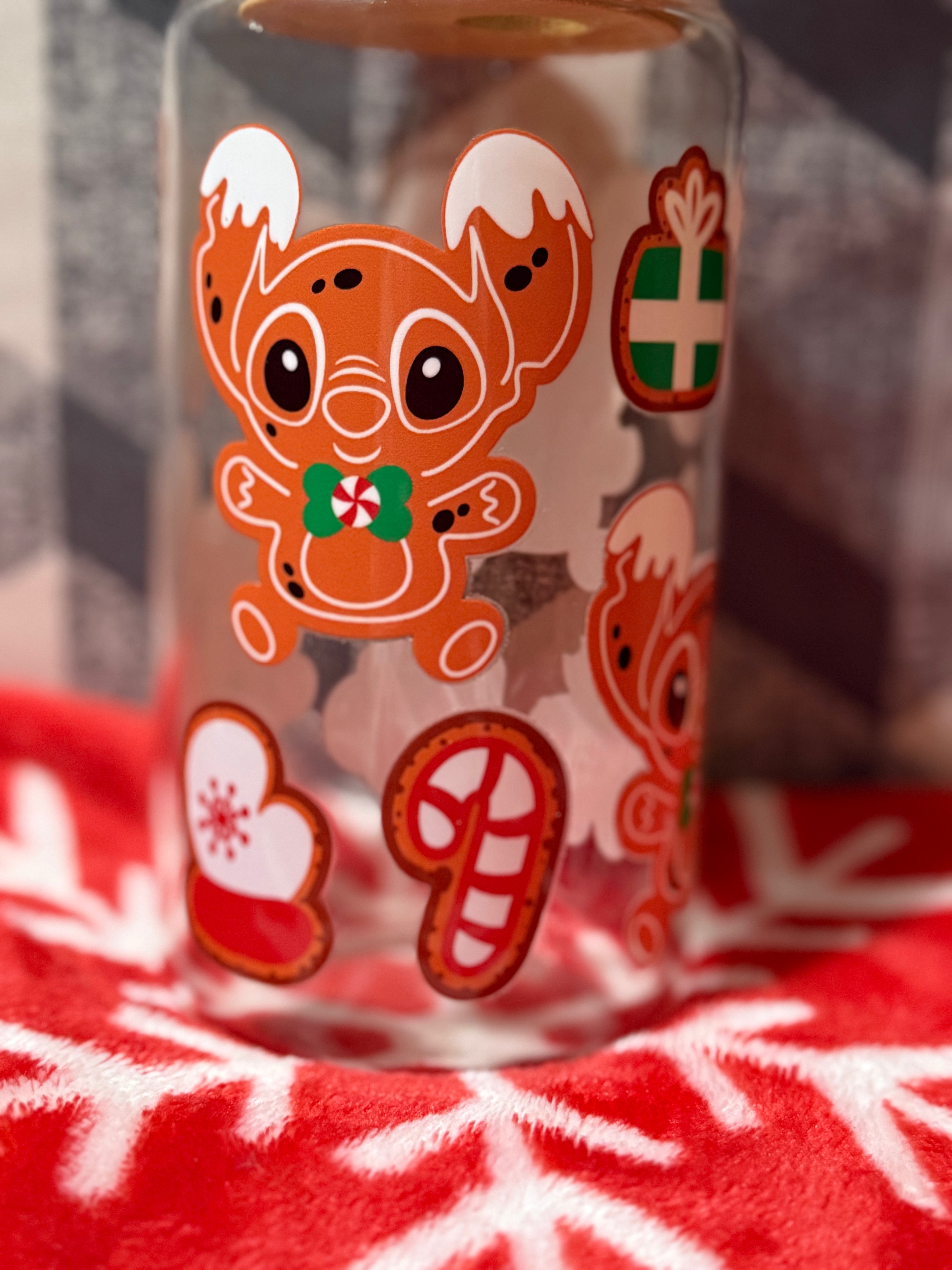 Gingerbread Stitch & Present-16 Oz