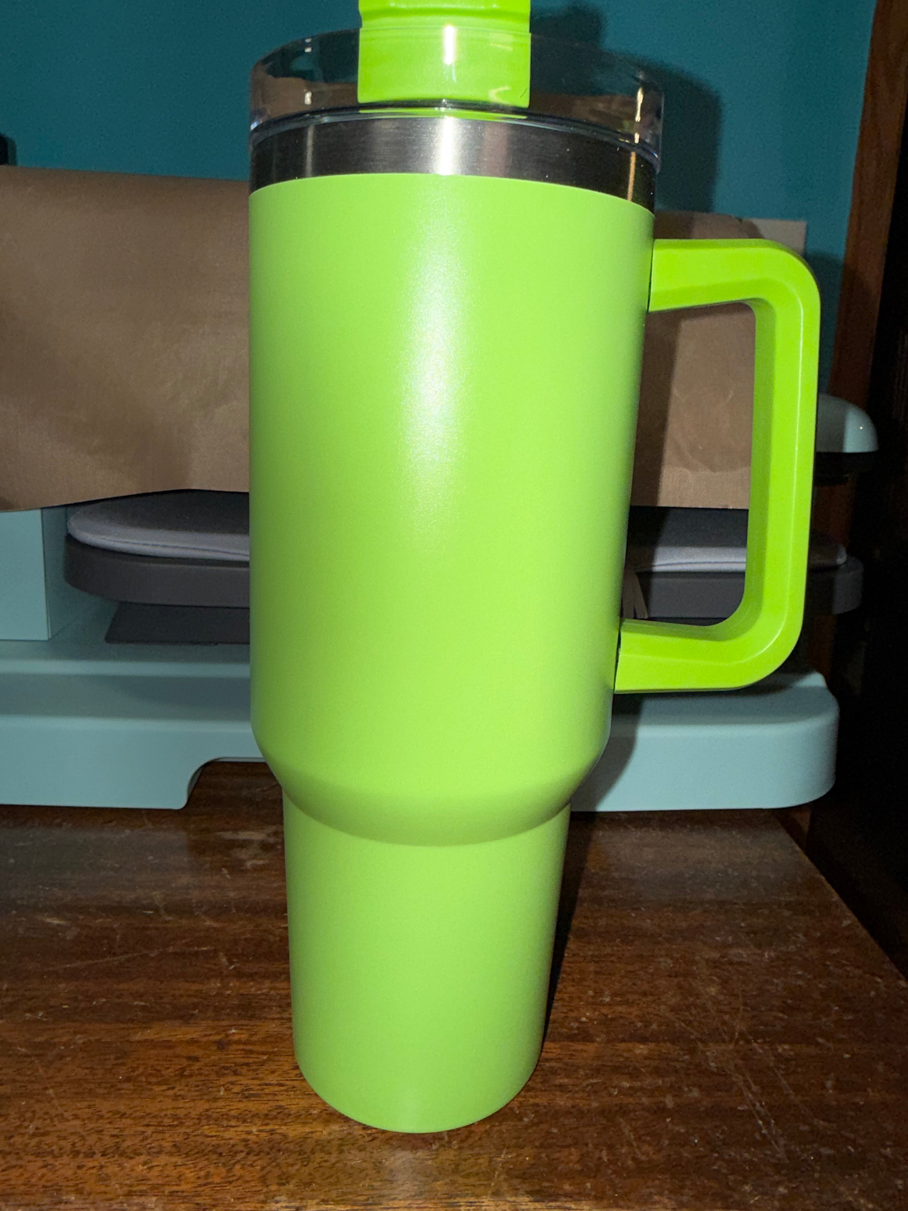 40 Oz Straw (Silver Rim)