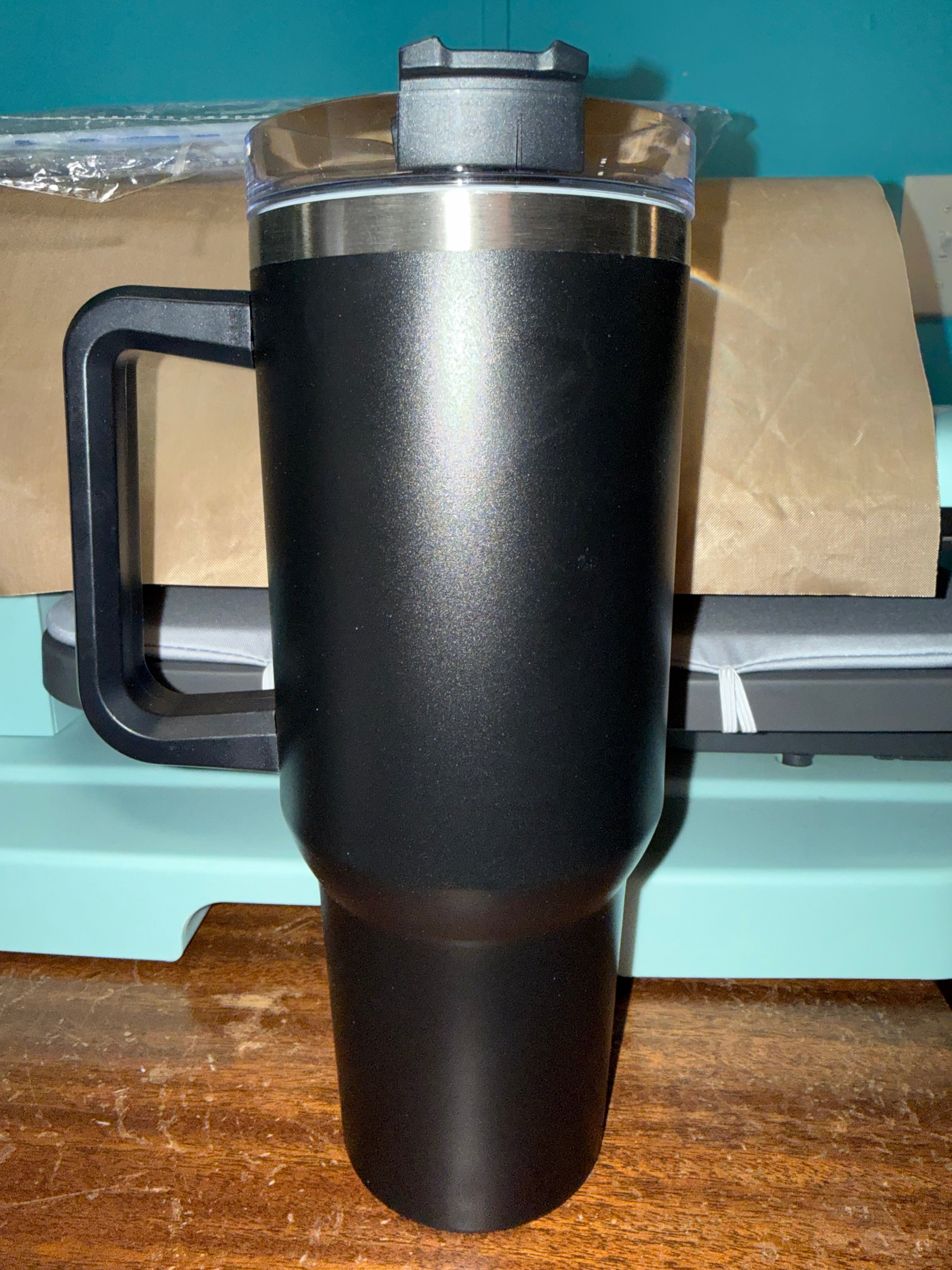 40 Oz Straw (Silver Rim)