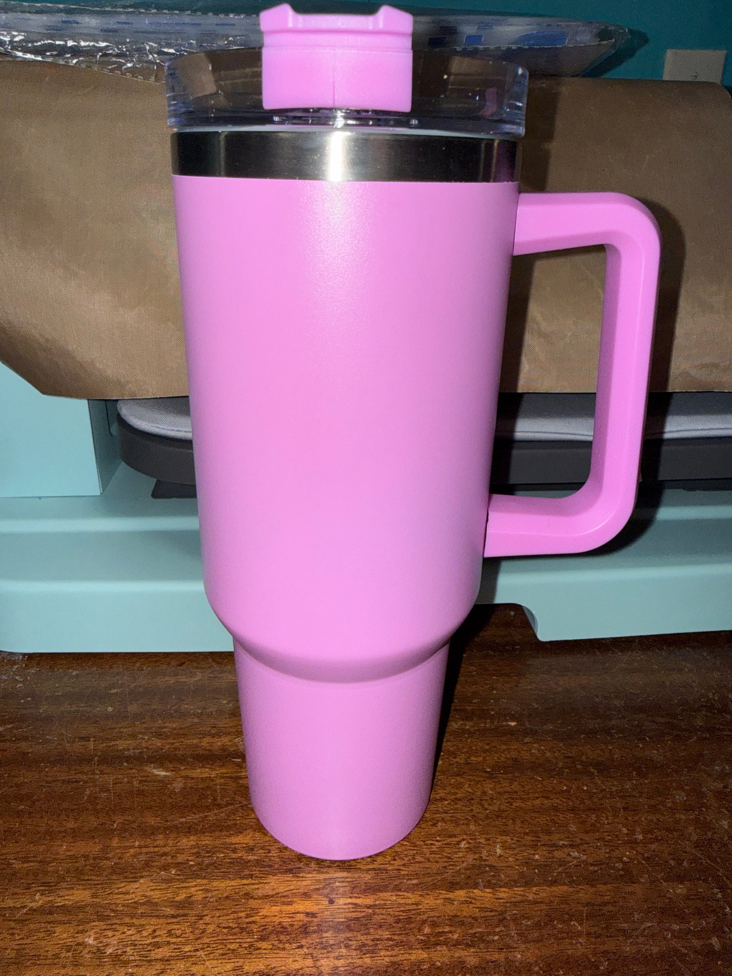 40 Oz Straw (Silver Rim)