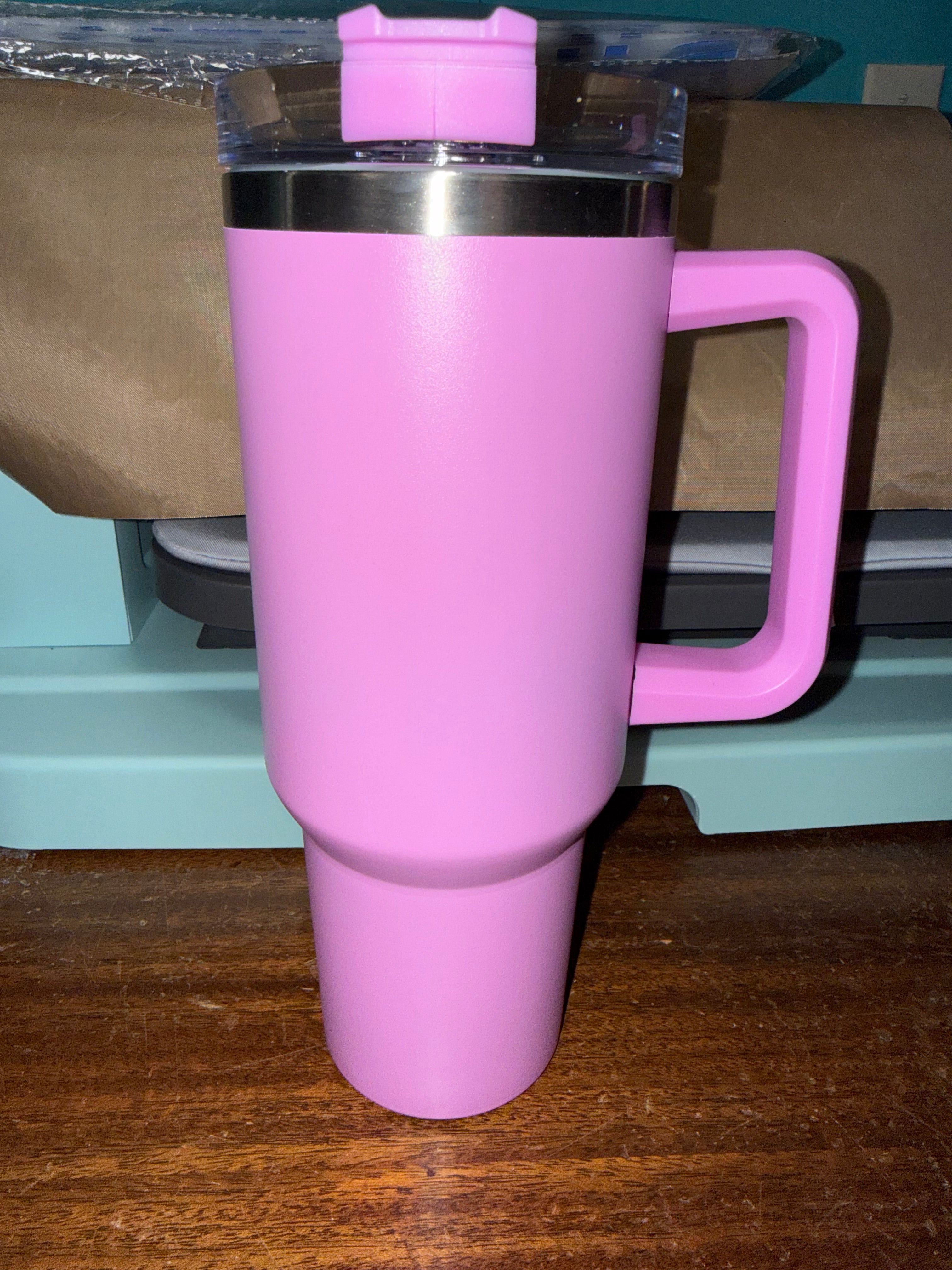 40 Oz Straw (Silver Rim)