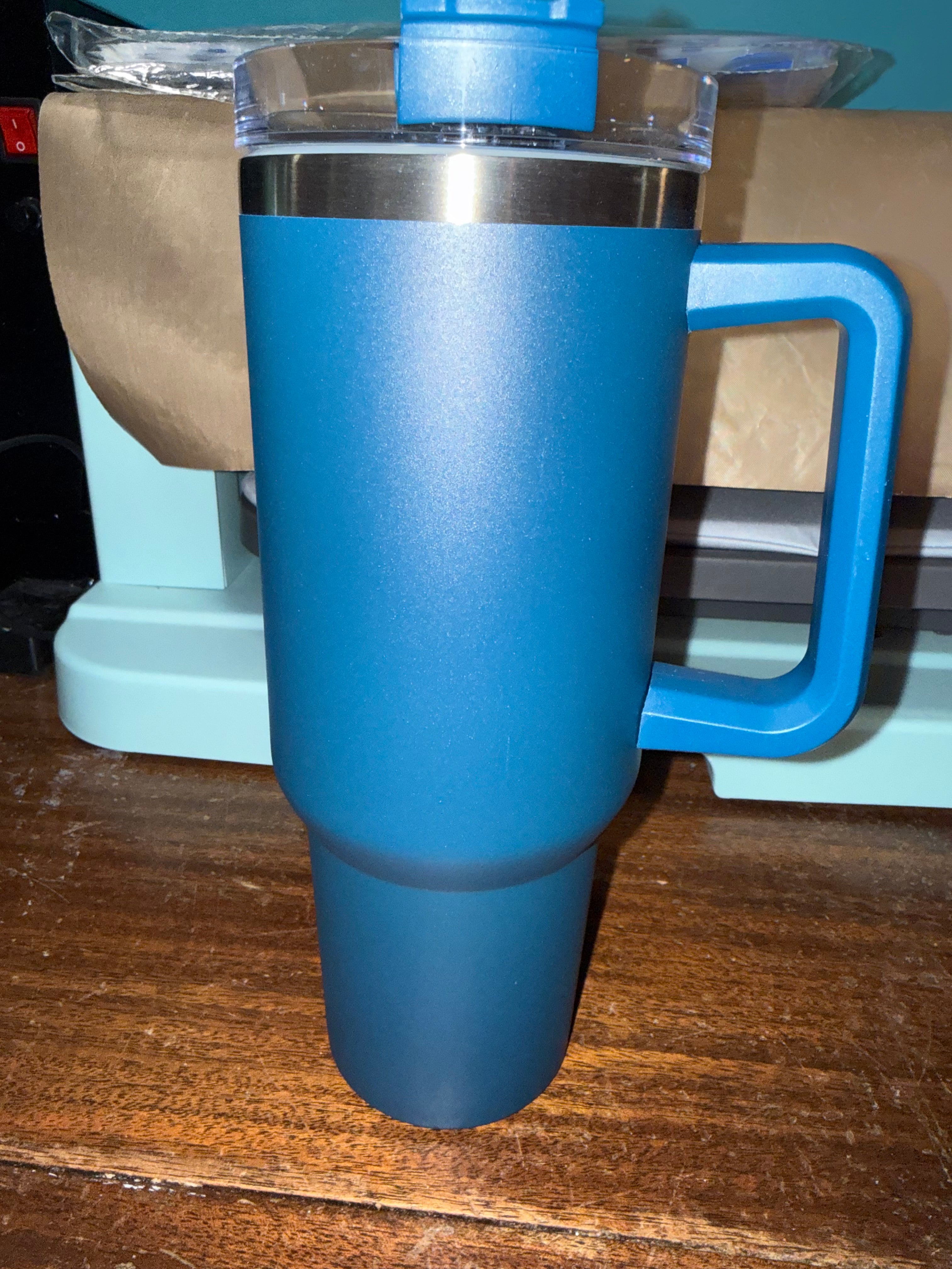 40 Oz Straw (Silver Rim)