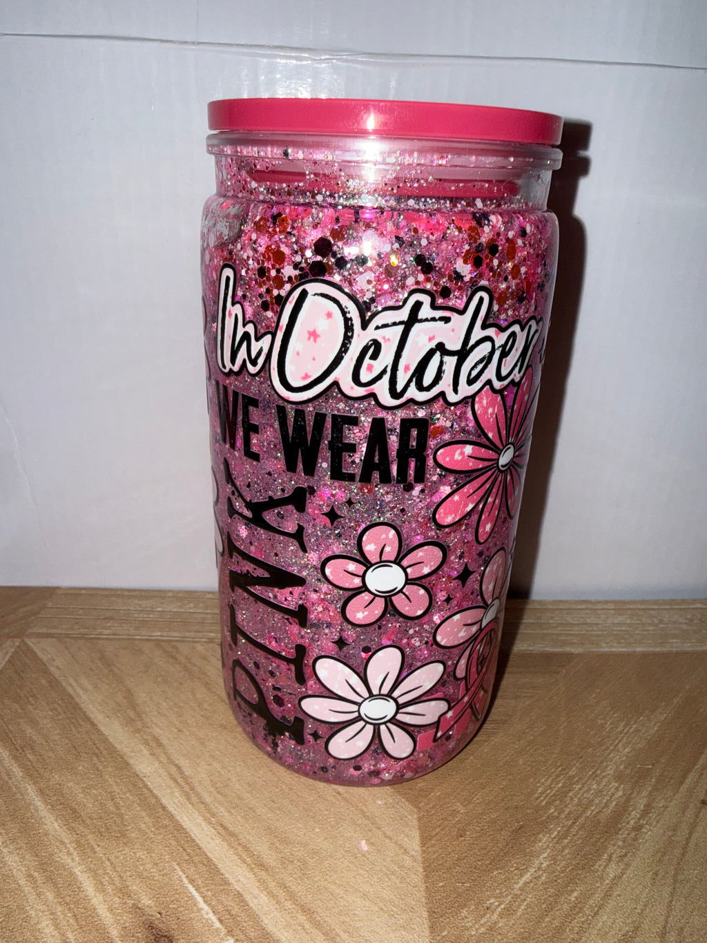 In October We Wear Pink Snowglobe