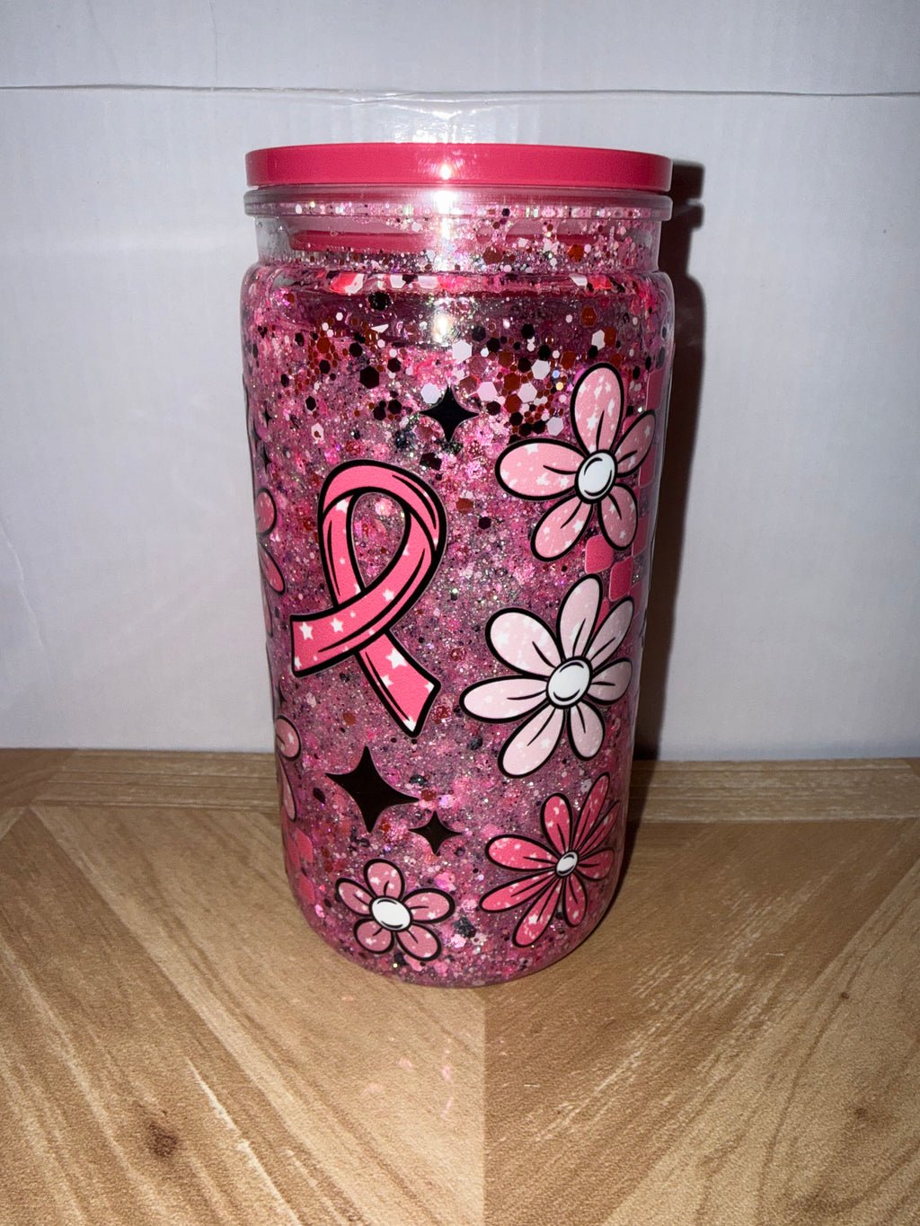In October We Wear Pink Snowglobe