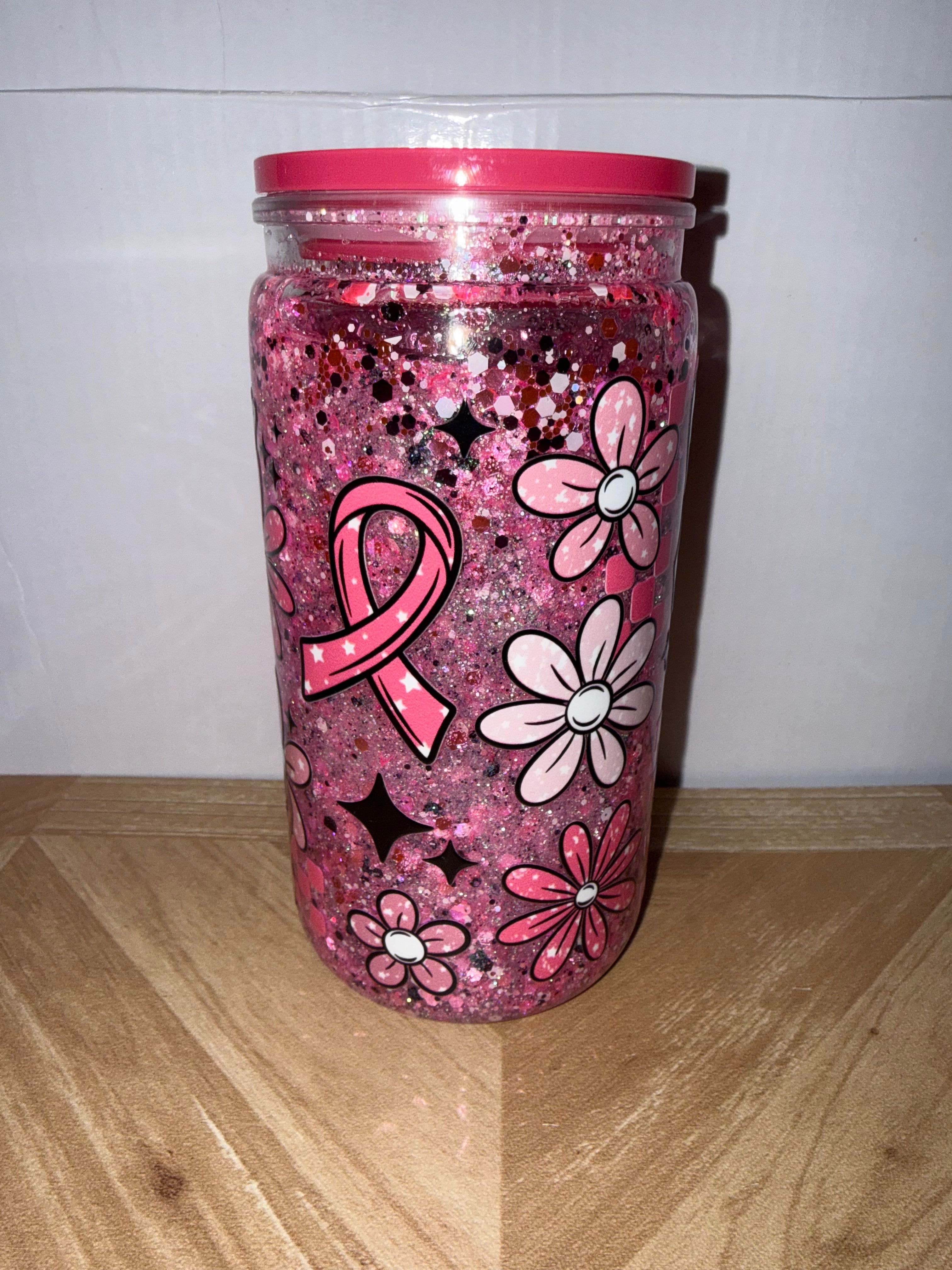 In October We Wear Pink Snowglobe