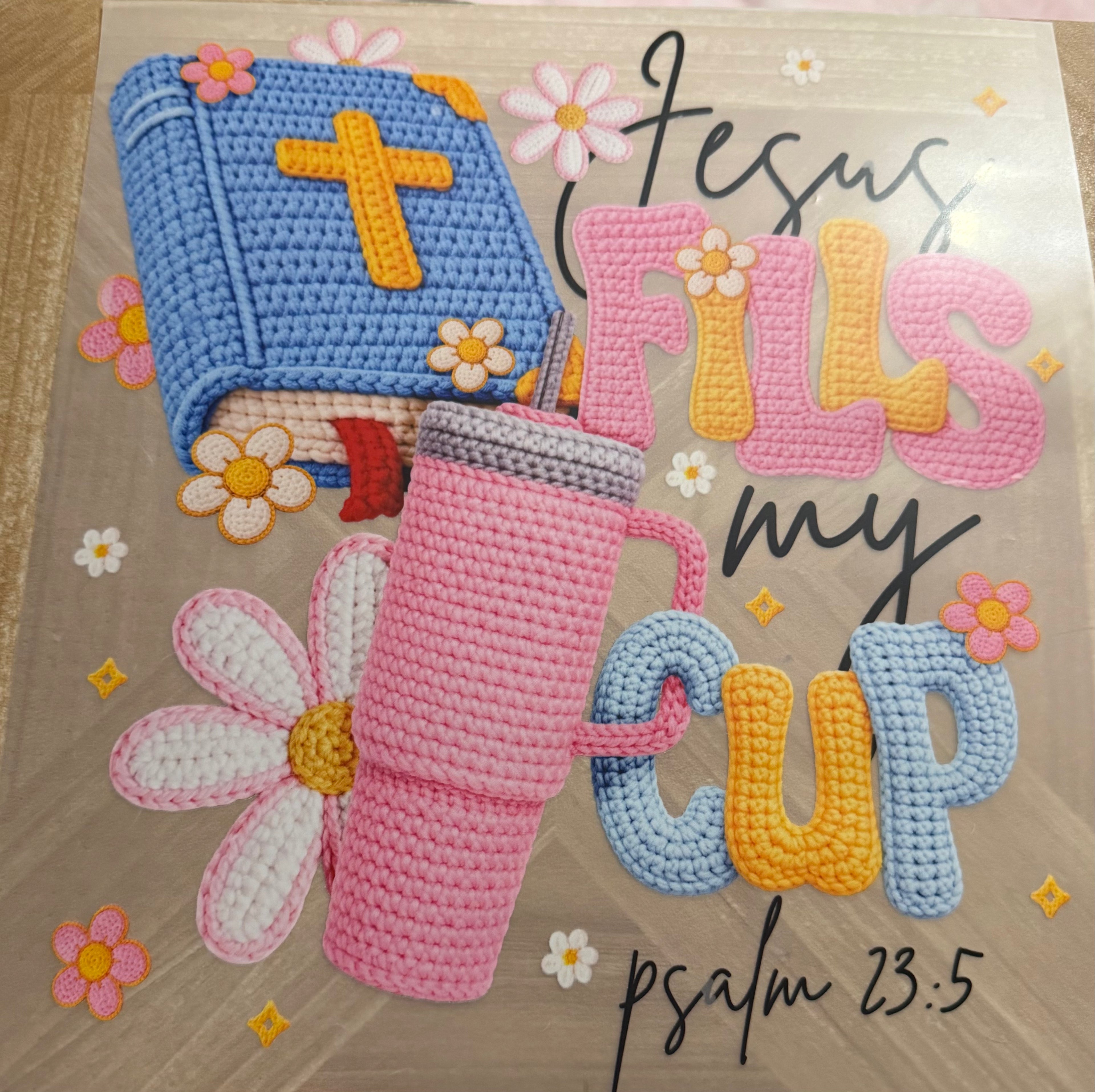 Crochet Jesus Cup