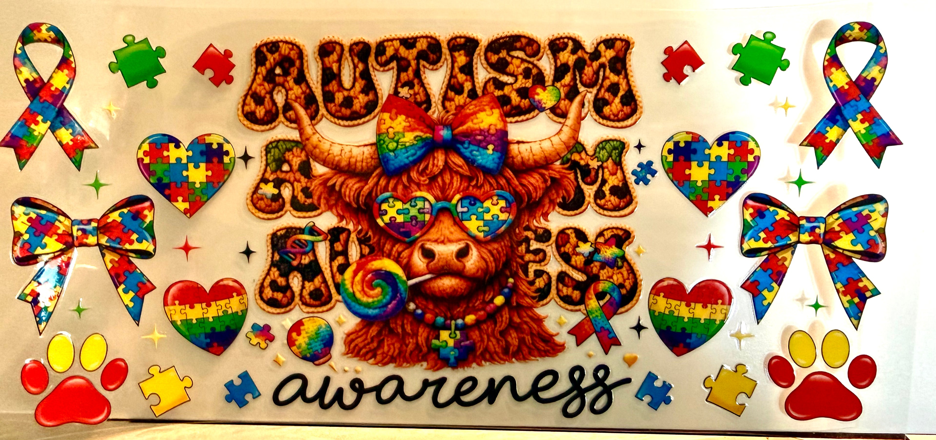 Cow Autism Awareness