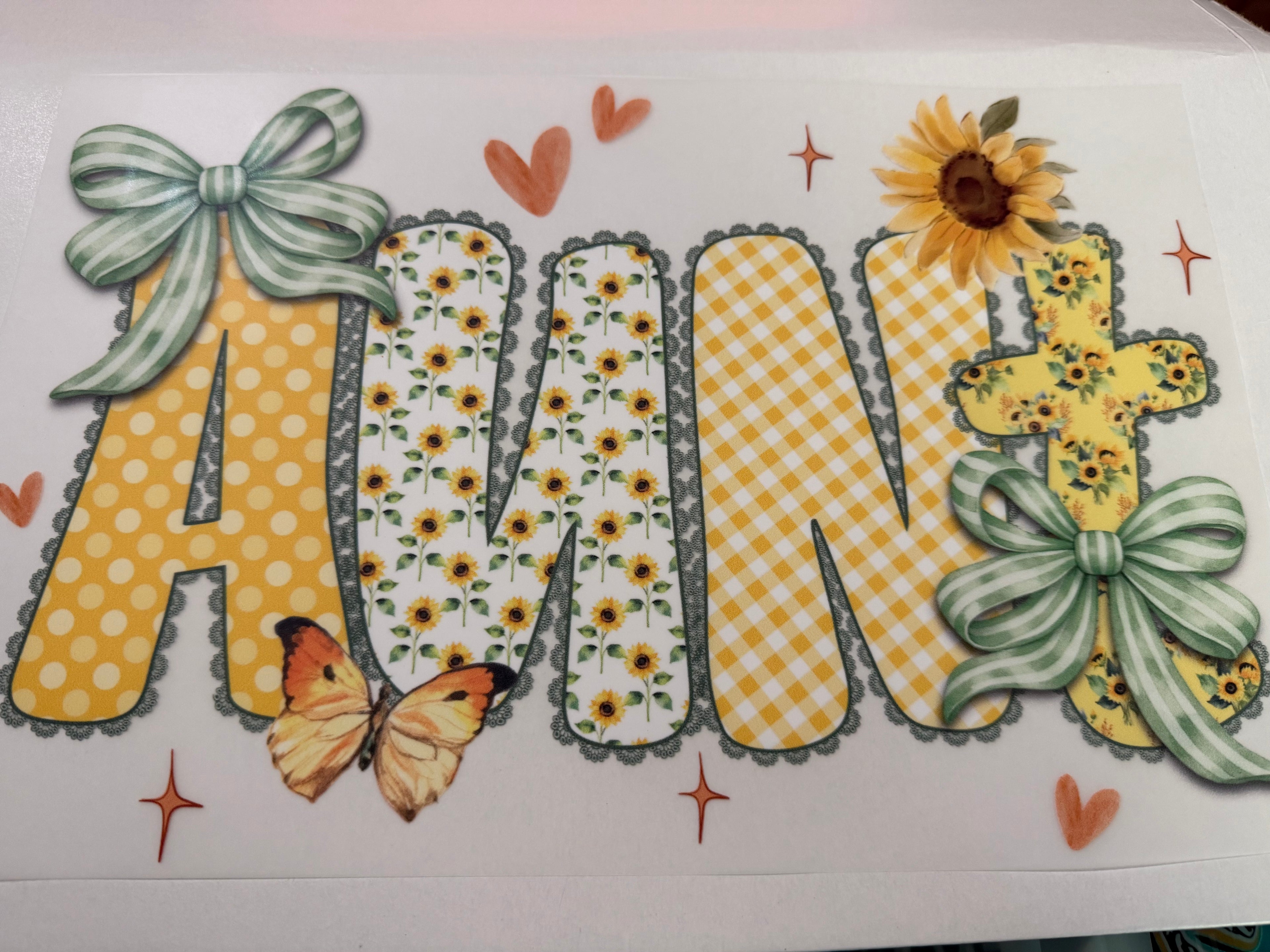 Aunt Yellow Floral