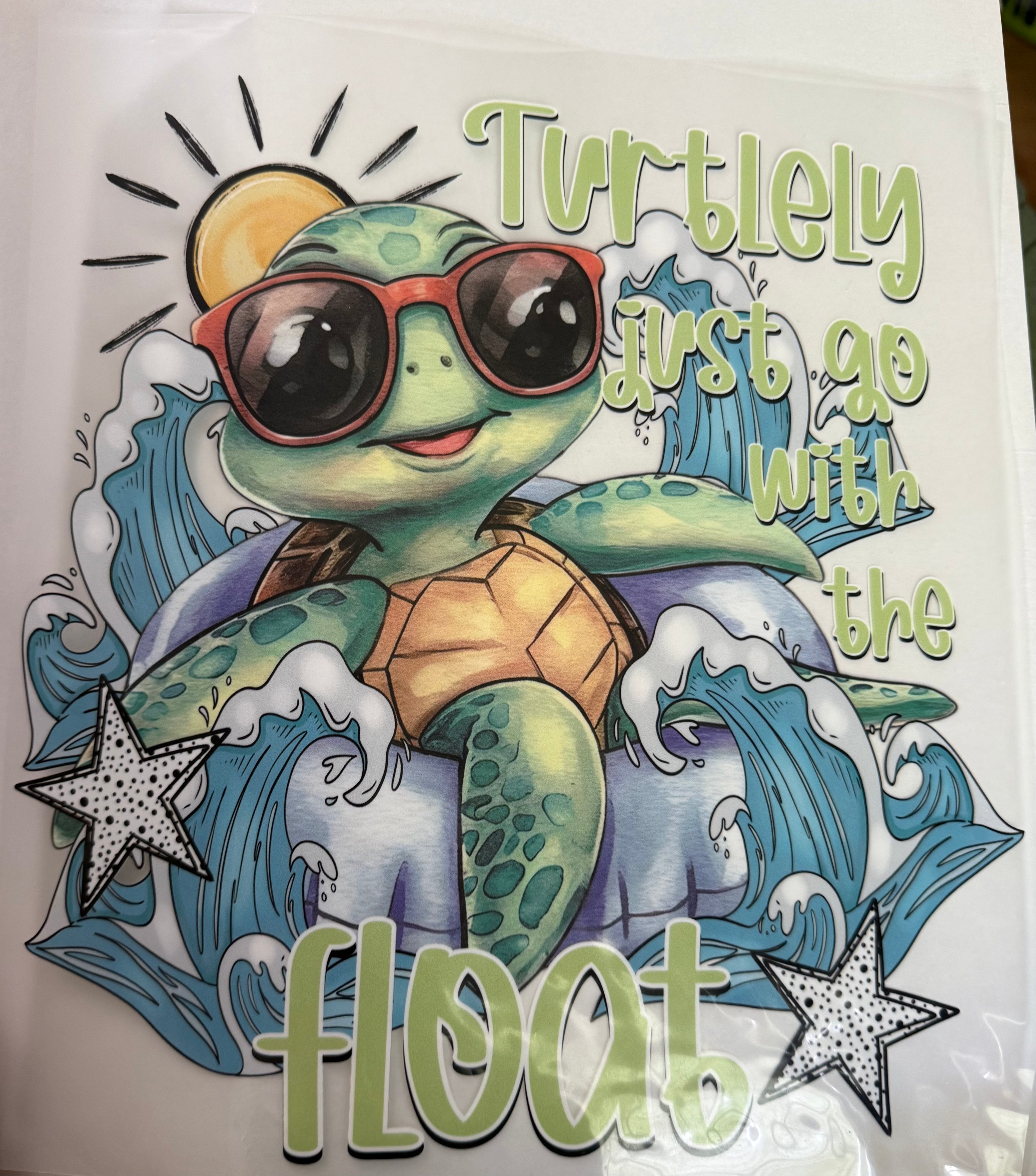 Turtley Go With Float